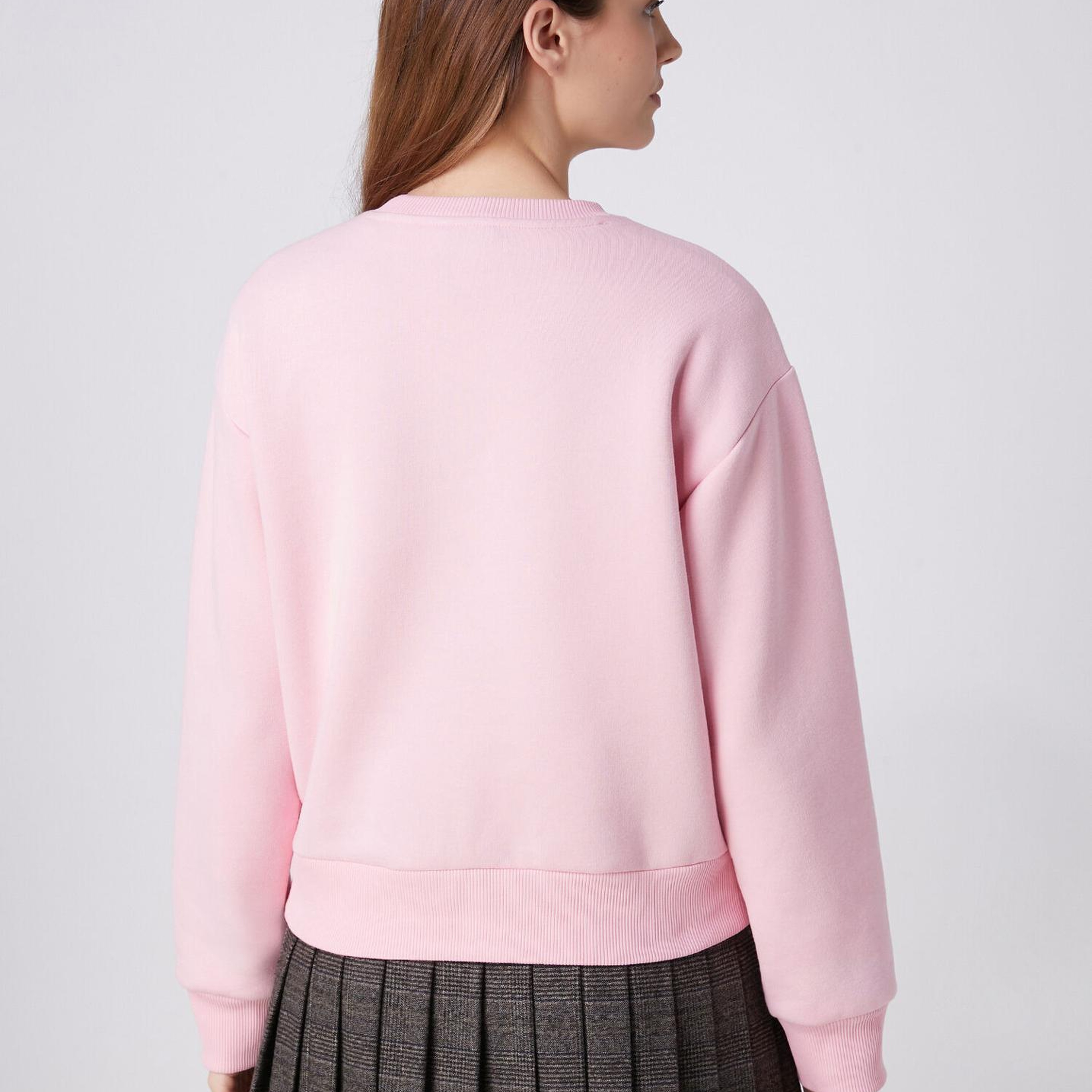Beymen Club Kadın Pembe Taşlı Köpek Baskılı Sweatshirt