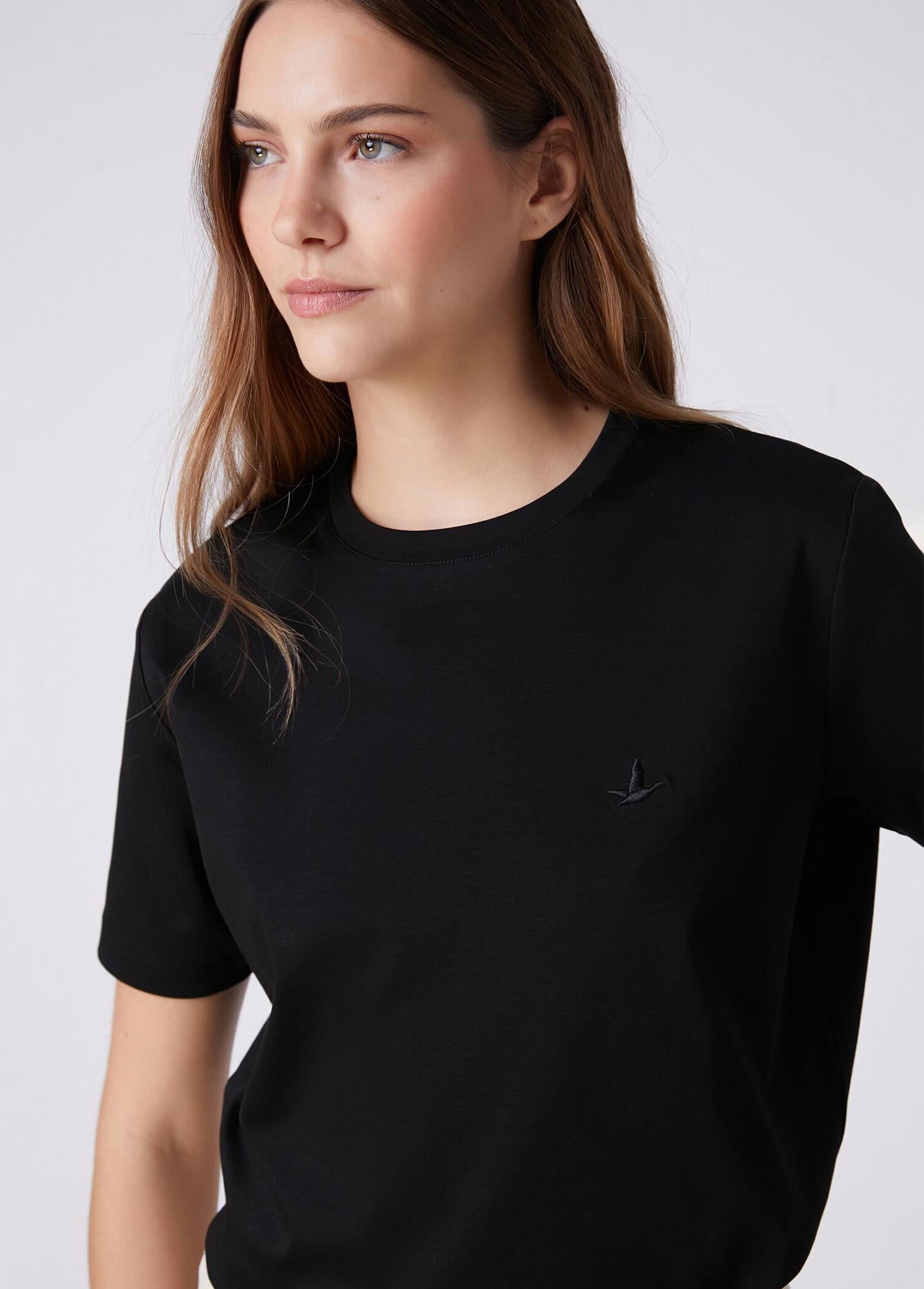 Beymen Club Kadın Siyah Basic T-shirt