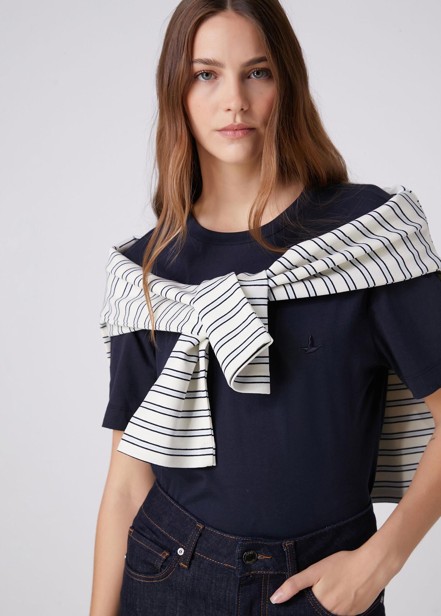 Beymen Club Kadın Lacivert T-shirt