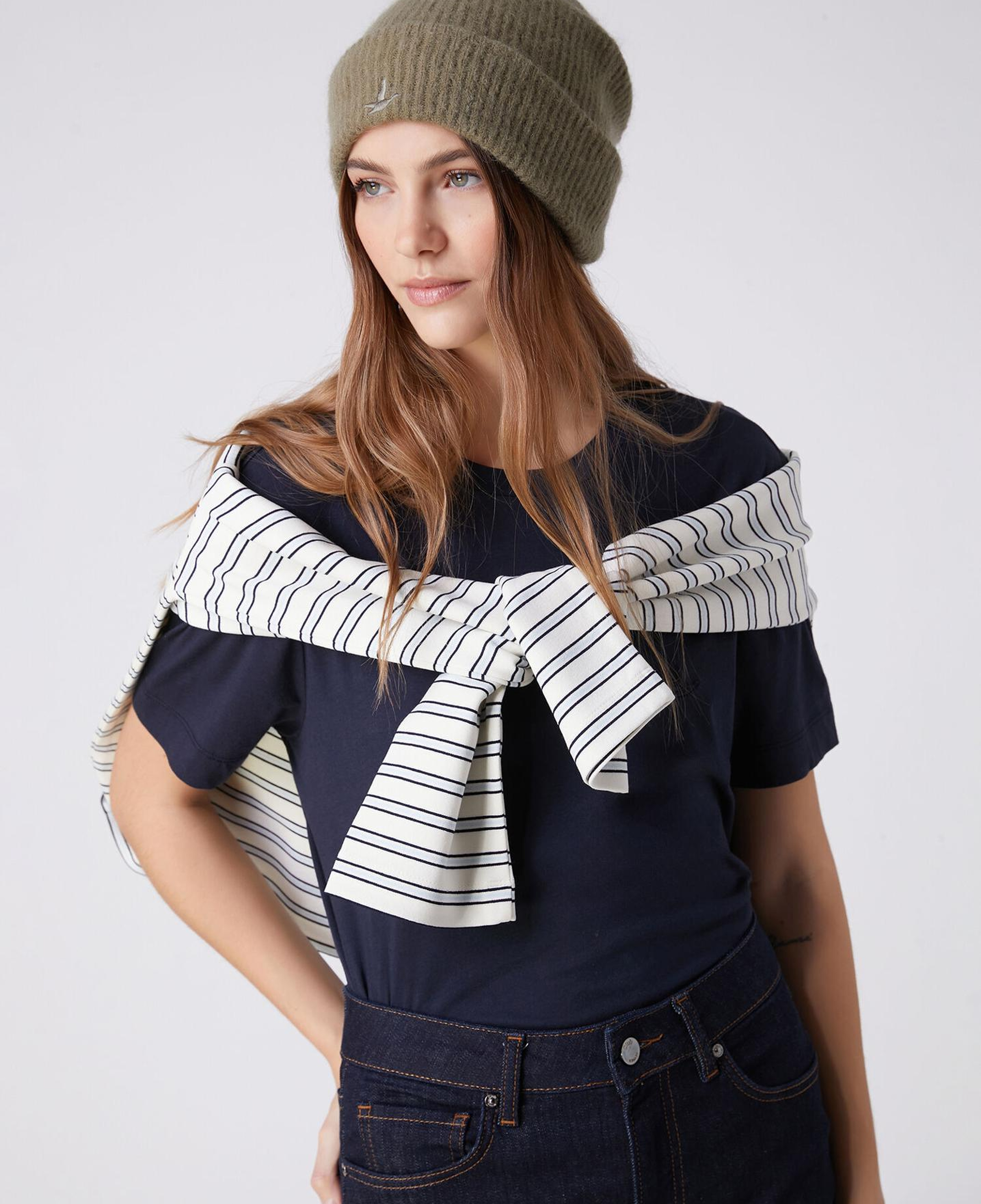 Beymen Club Kadın Lacivert T-shirt