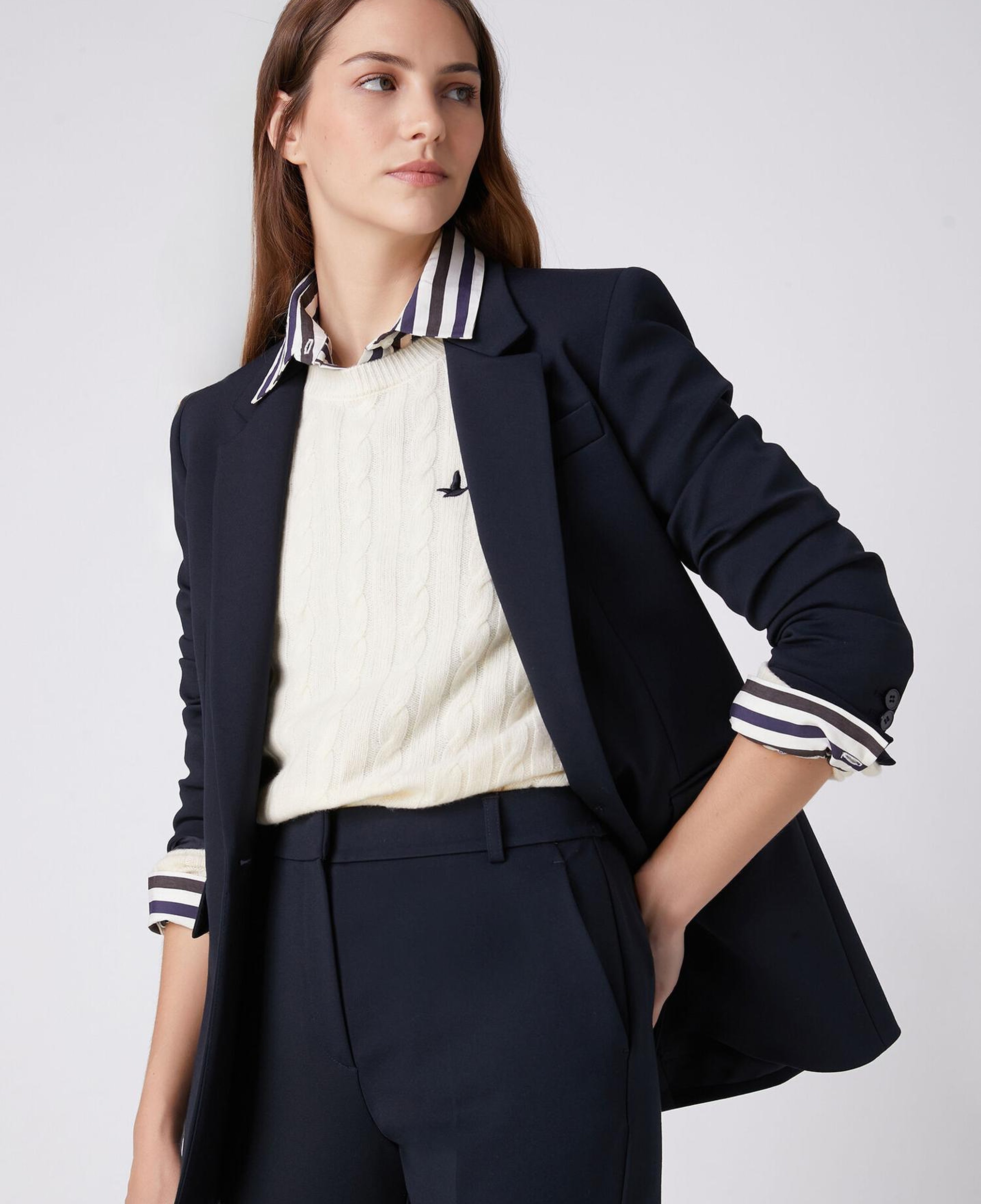 Beymen Club Kadın Lacivert Tek Düğmeli Blazer