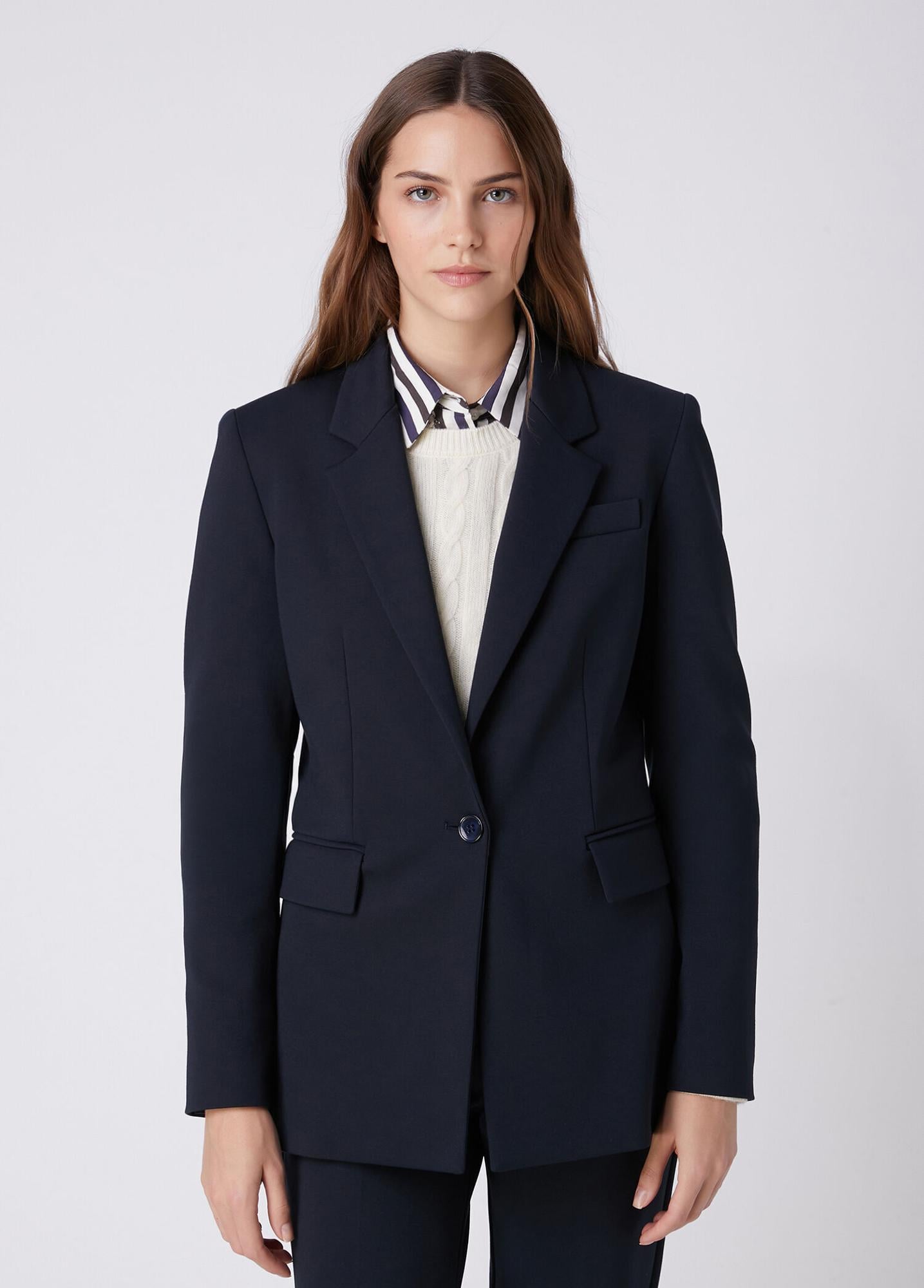 Beymen Club Kadın Lacivert Tek Düğmeli Blazer