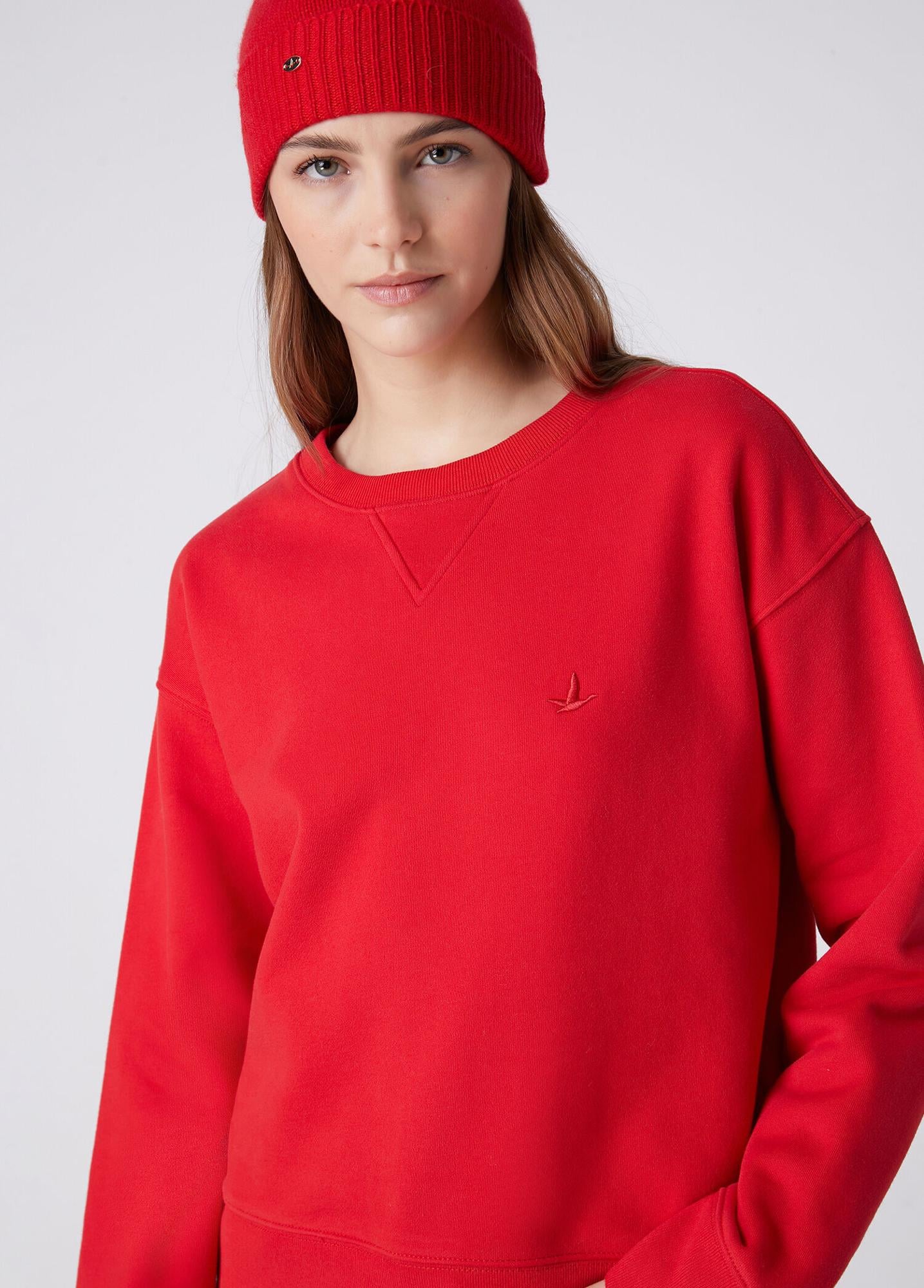 Beymen Club Kadın Kırmızı Basic Sweatshirt