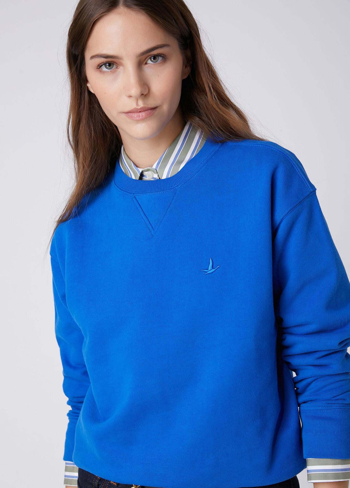 Beymen Club Kadın Kobalt Basic Sweatshirt