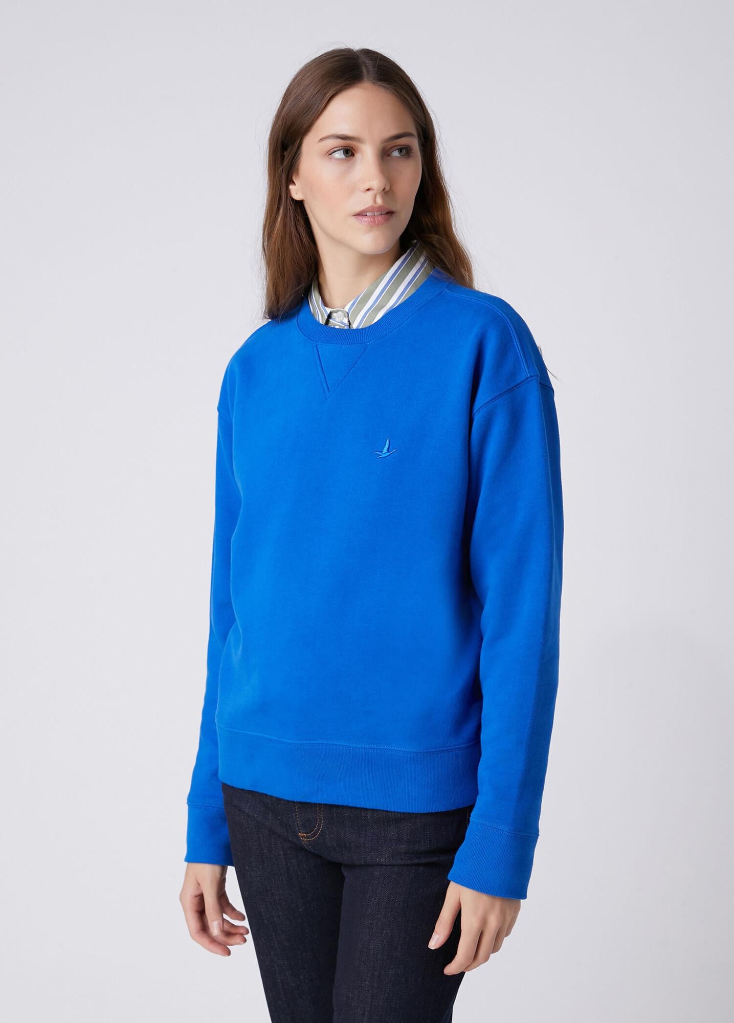 Beymen Club Kadın Kobalt Basic Sweatshirt