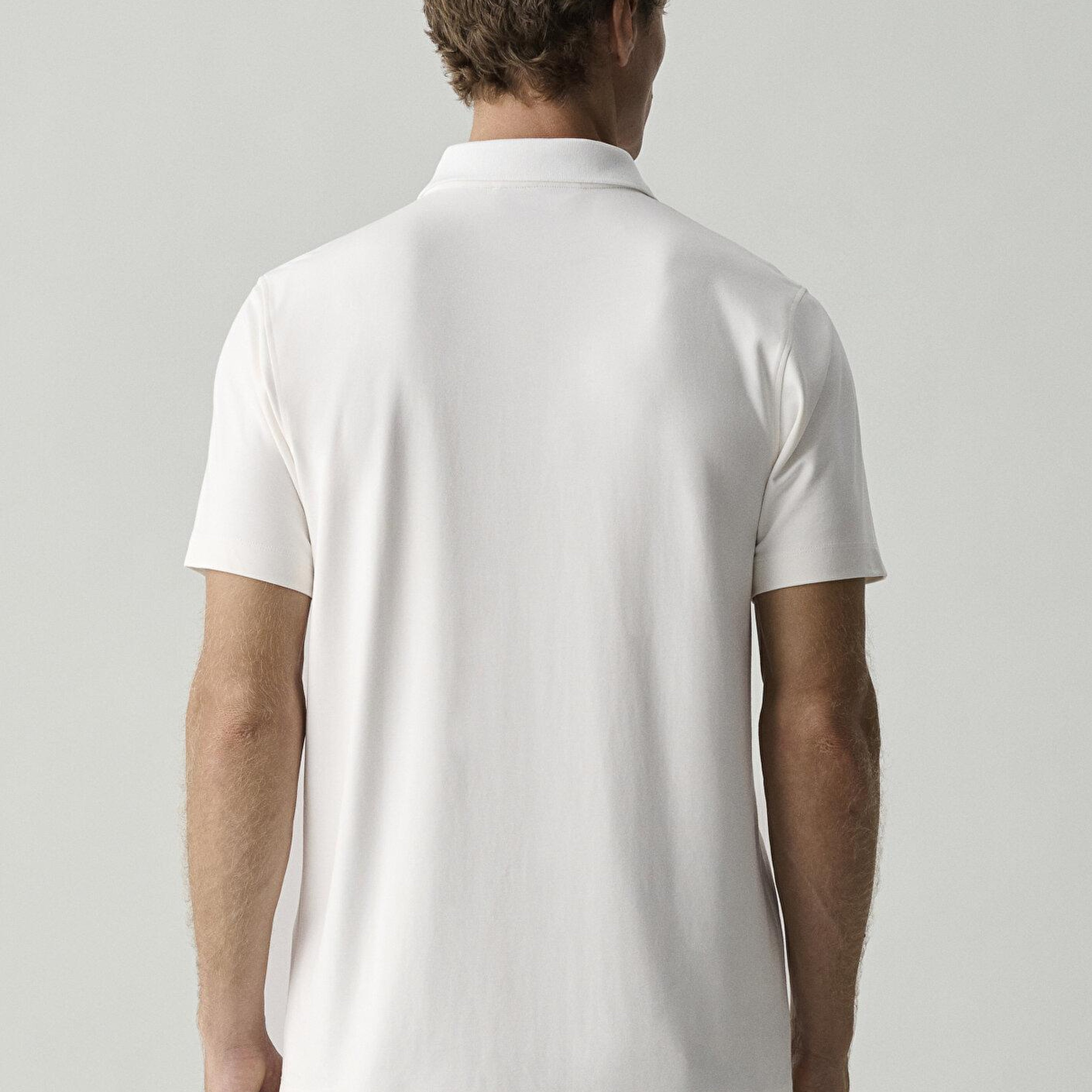 Mavi Ekru Polo Tişört Slim Fit / Dar Kesim 0620213-70057