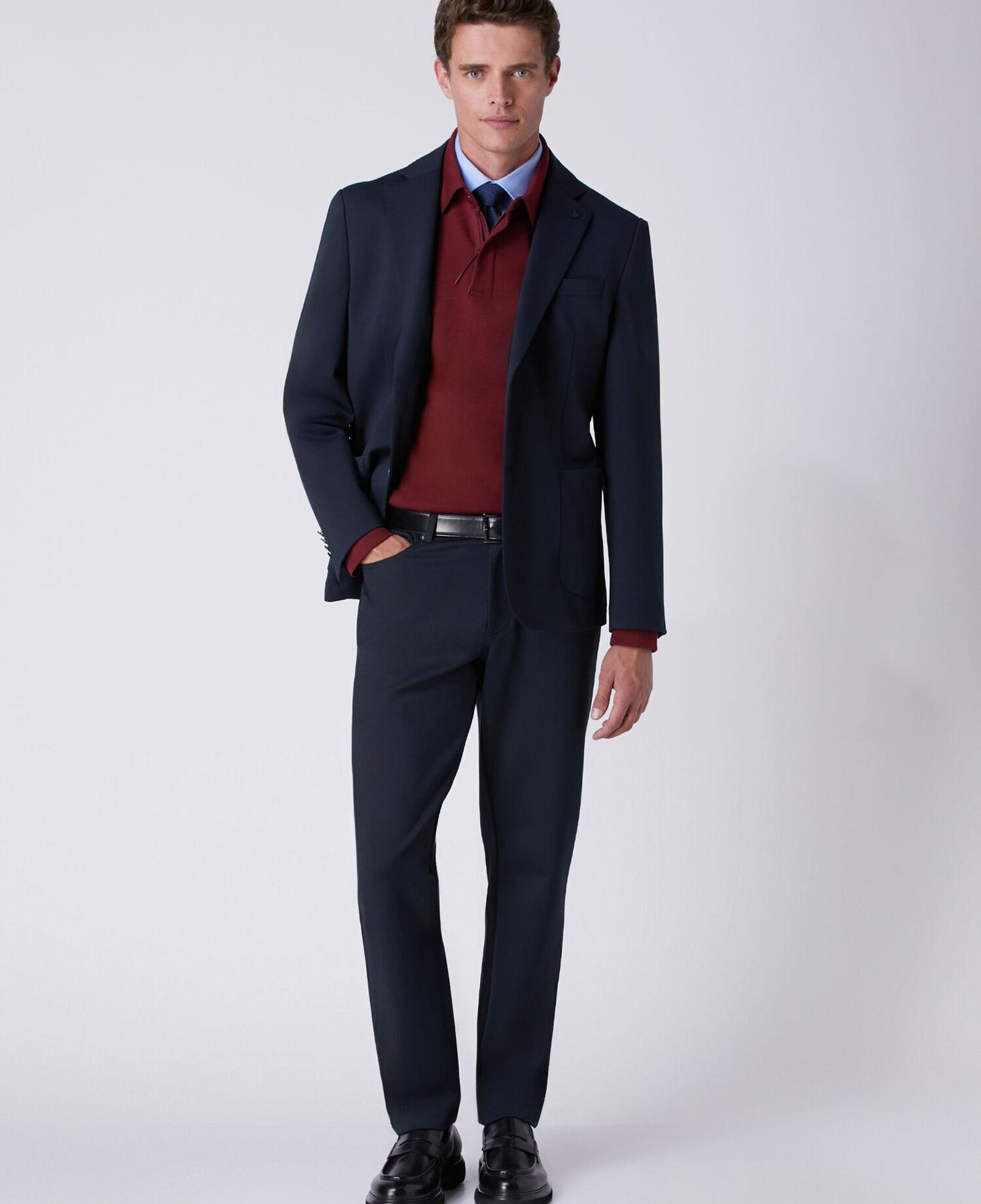 Beymen Club Erkek Lacivert Örme Blazer