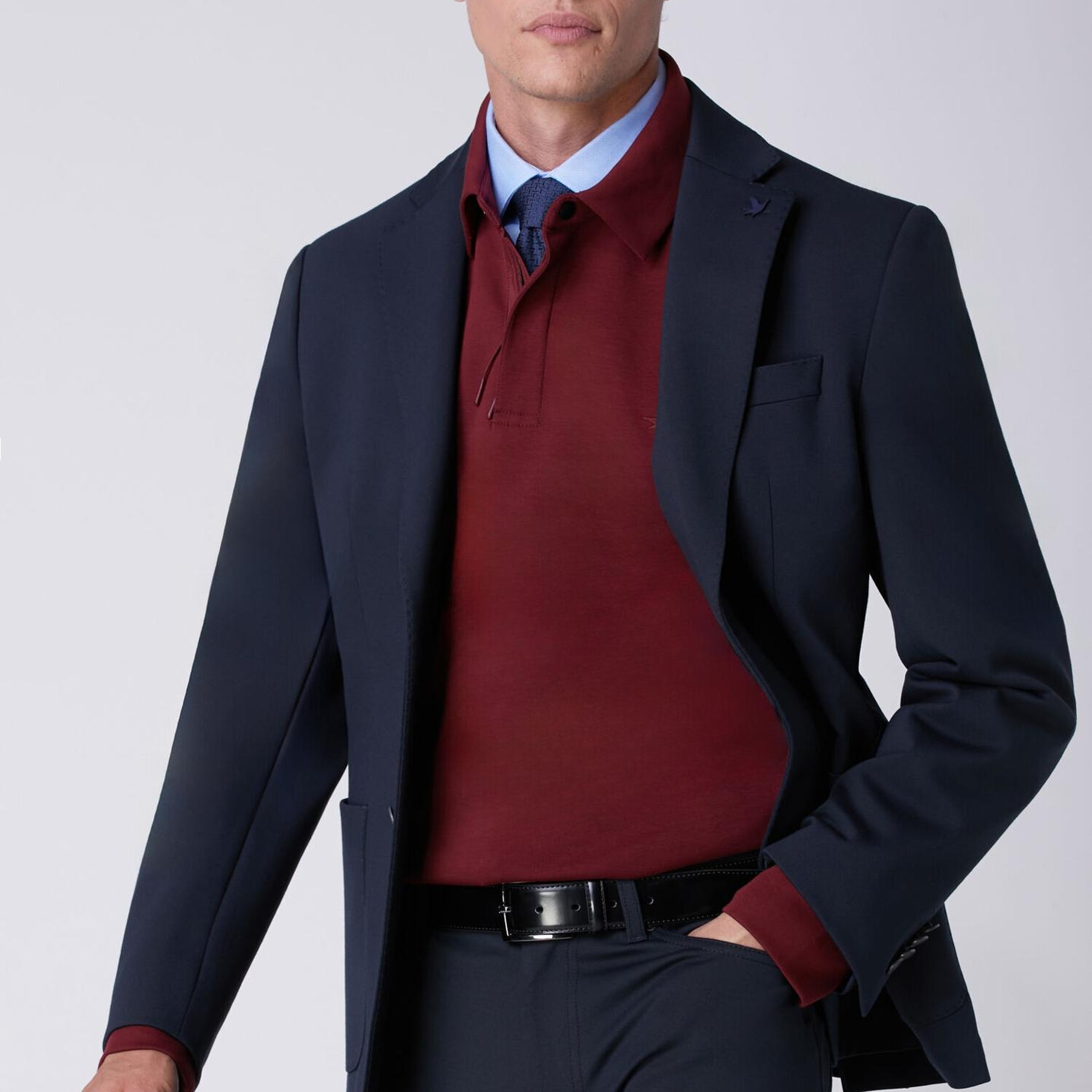 Beymen Club Erkek Lacivert Örme Blazer