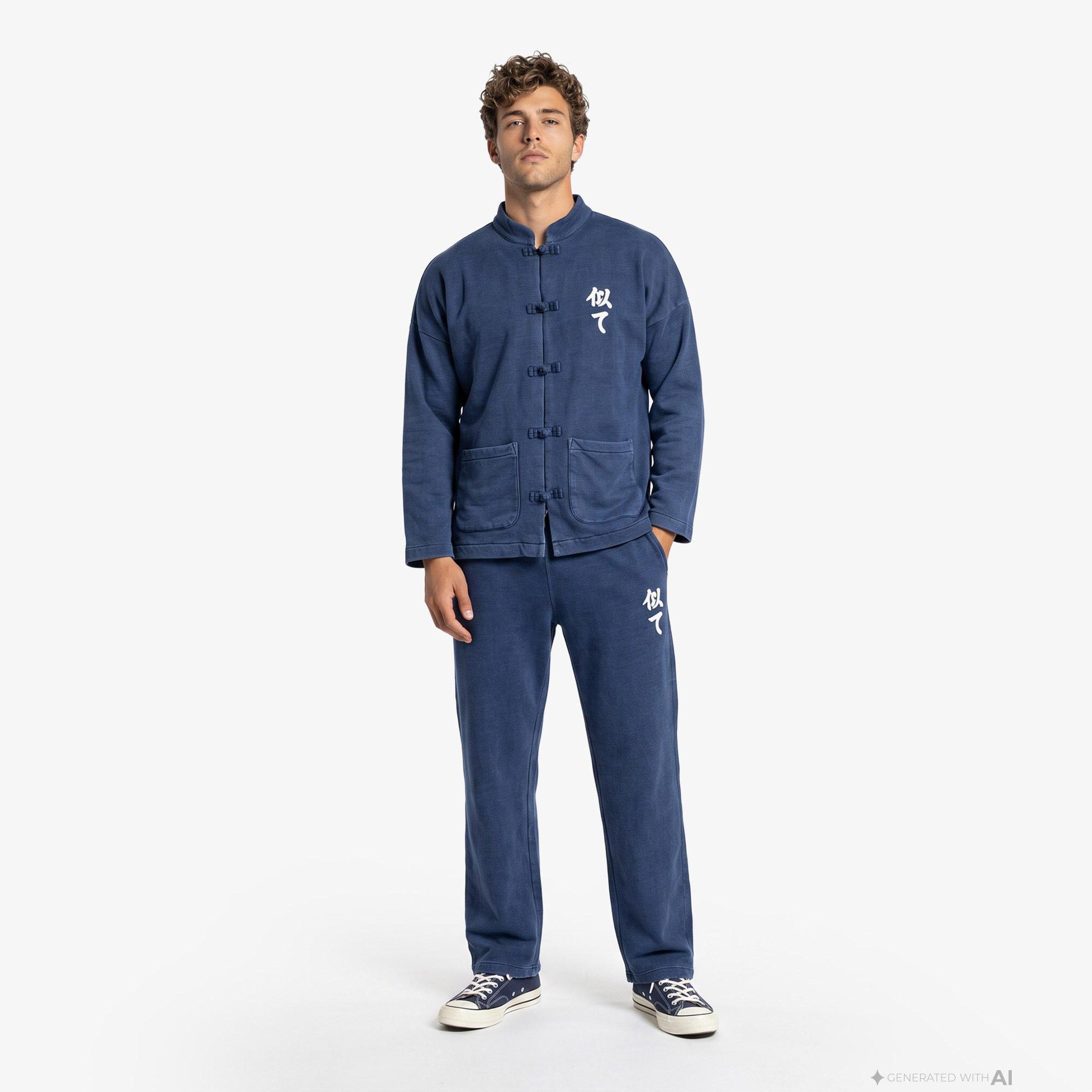 UNITED4 Regular Fit Erkek Mavi Eşofman Altı