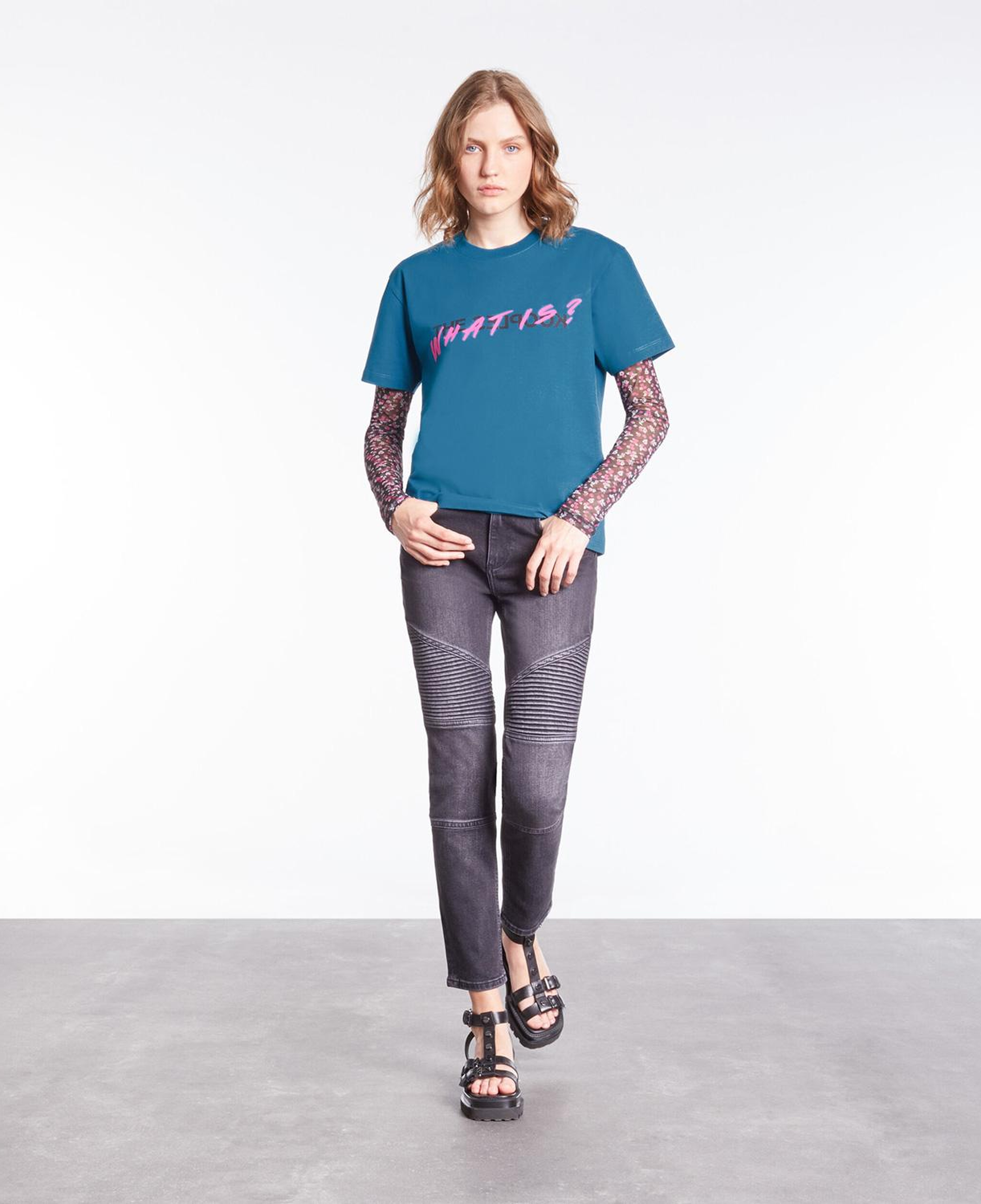 The Kooples Classic Kadın Mavi T-Shirt