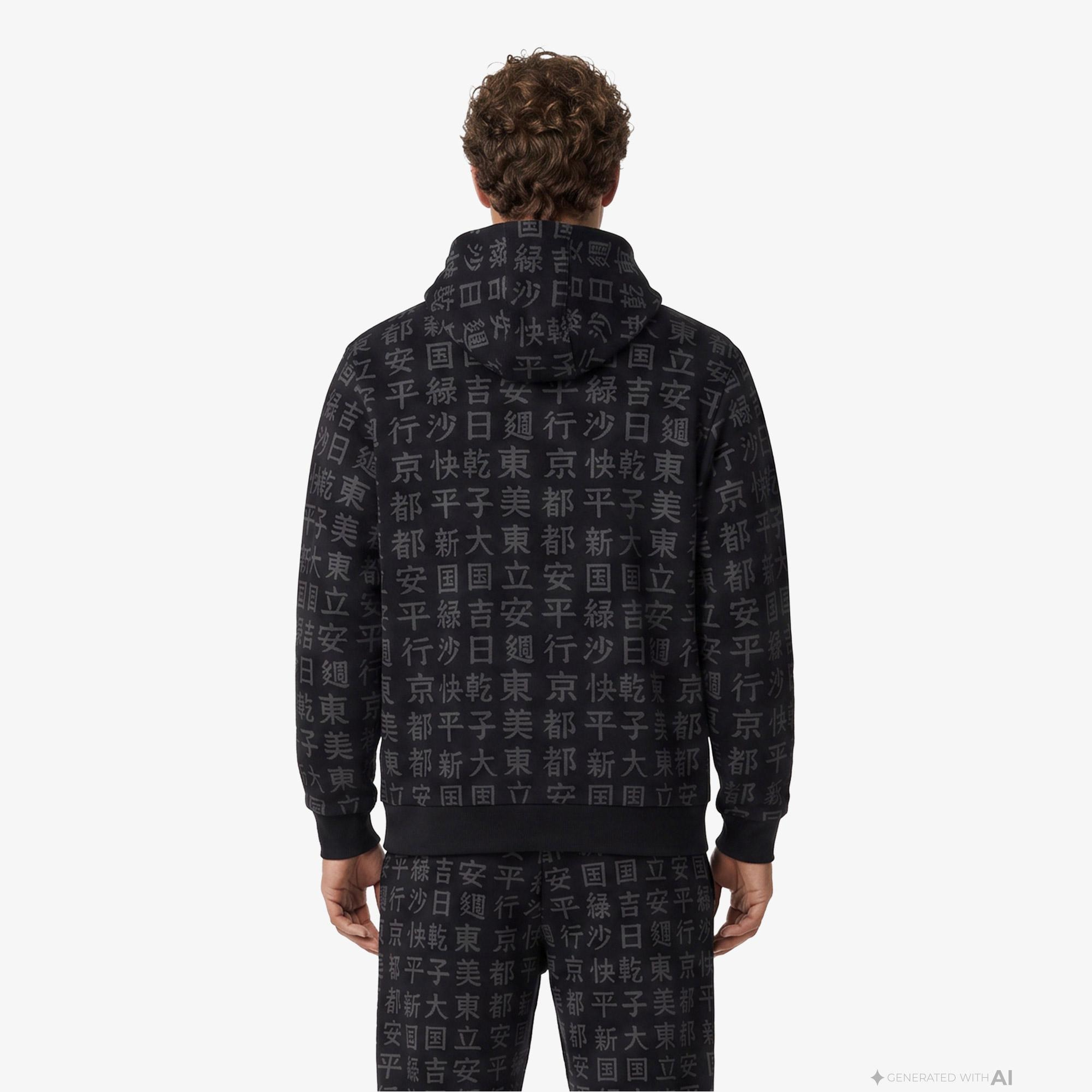UNITED4 Regular Fit Erkek Siyah Sweatshirt