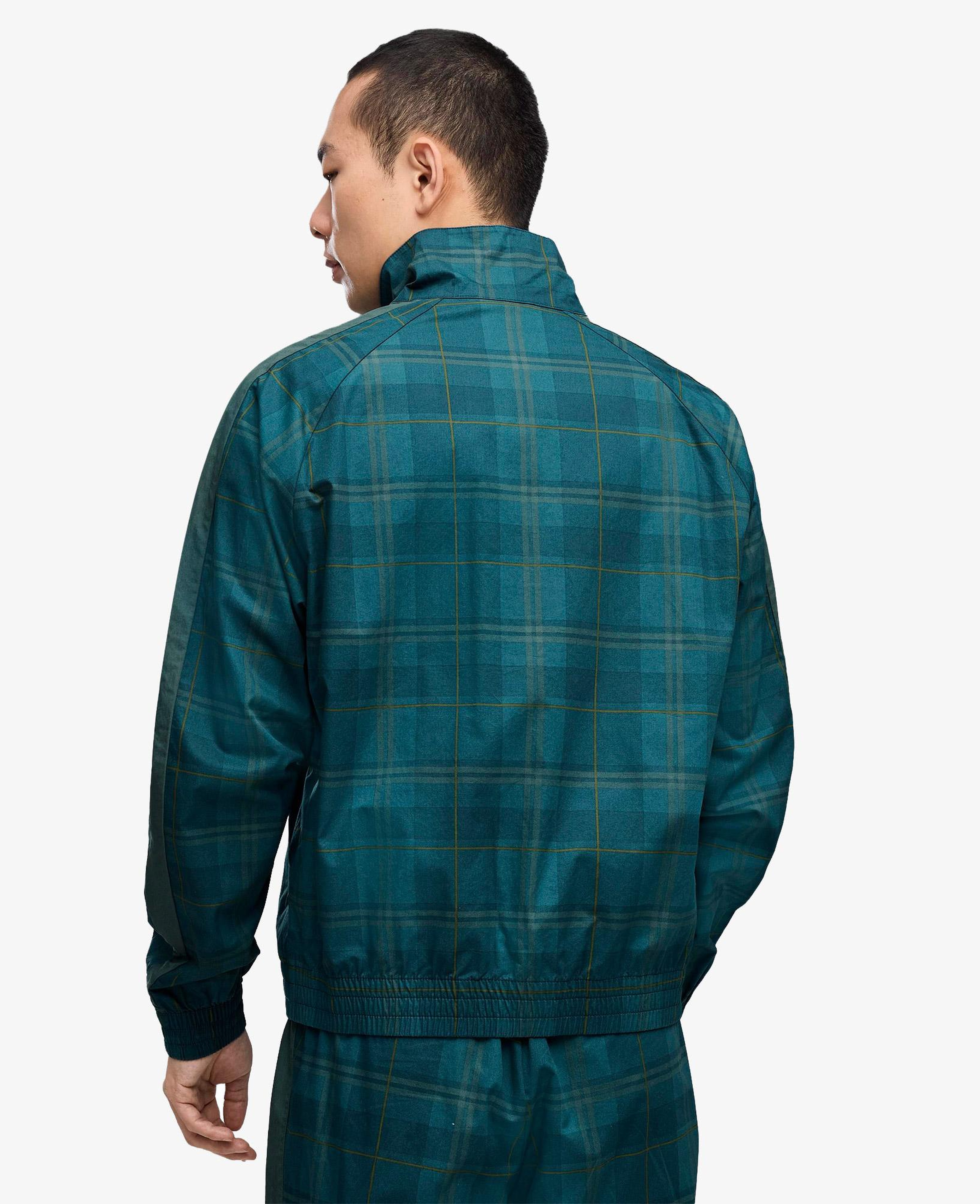 Puma T7 Relaxed Tartan Woven Erkek Yeşil Ceket