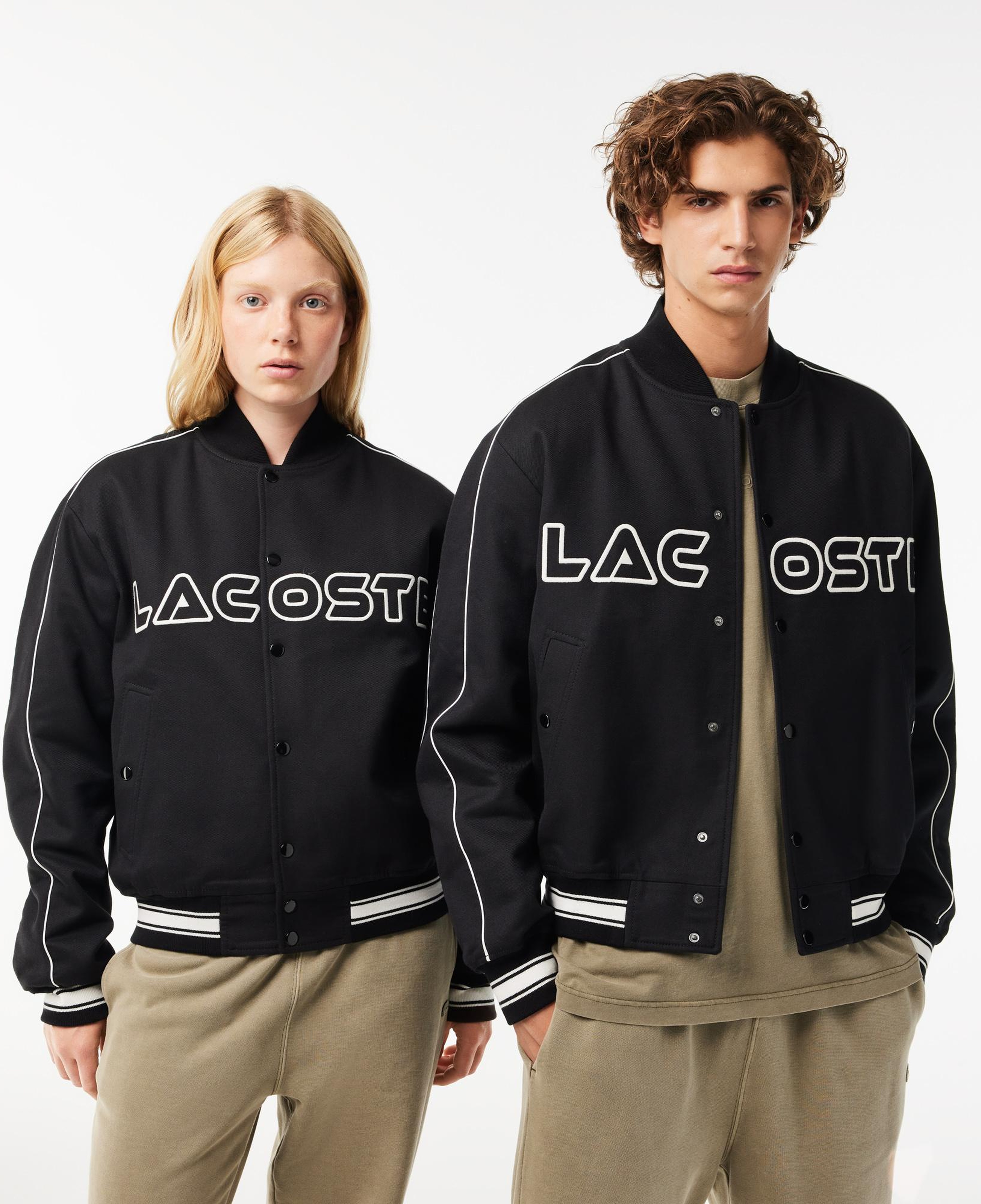 Neo Heritage Unisex Dik Yaka Baskılı Siyah Mont