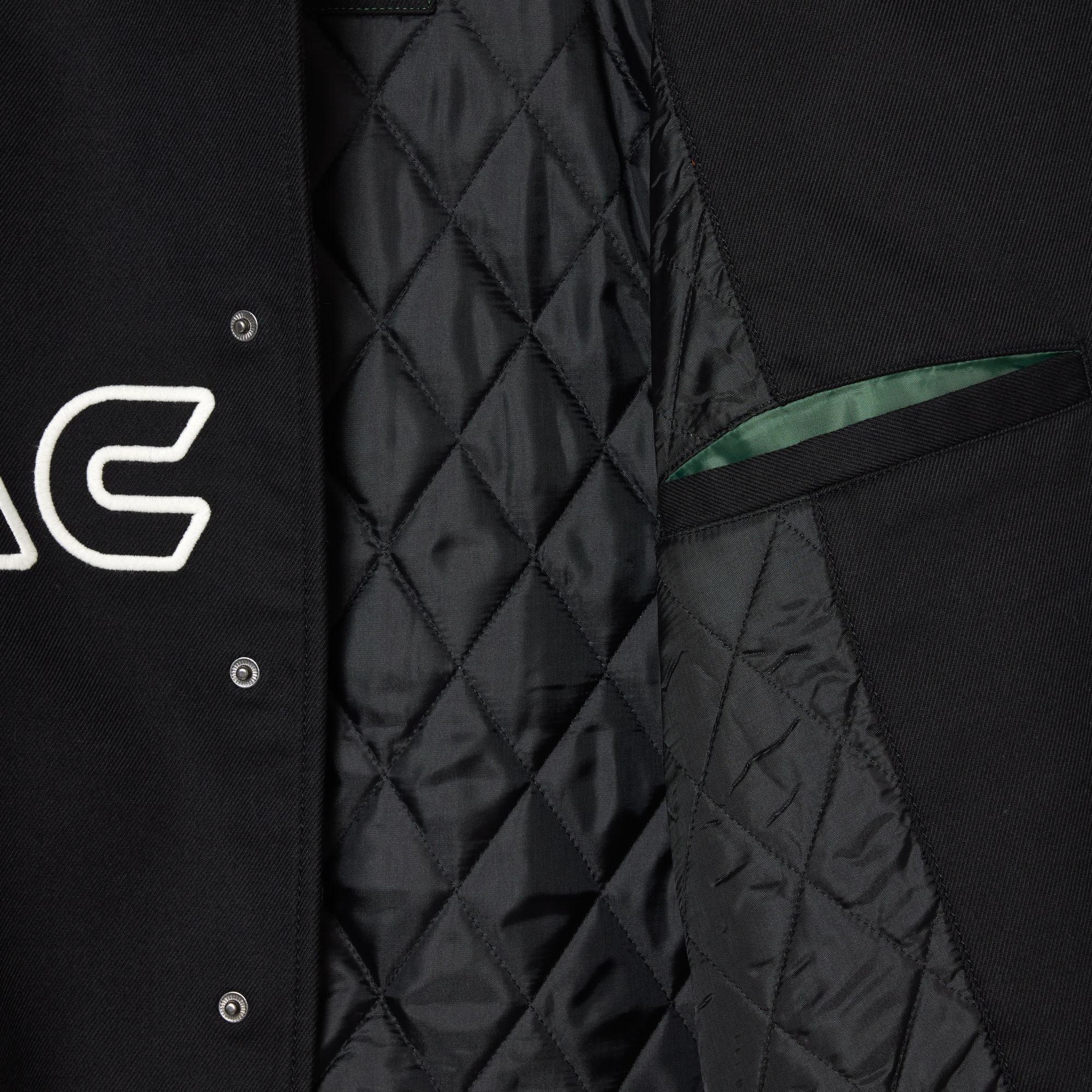 Neo Heritage Unisex Dik Yaka Baskılı Siyah Mont