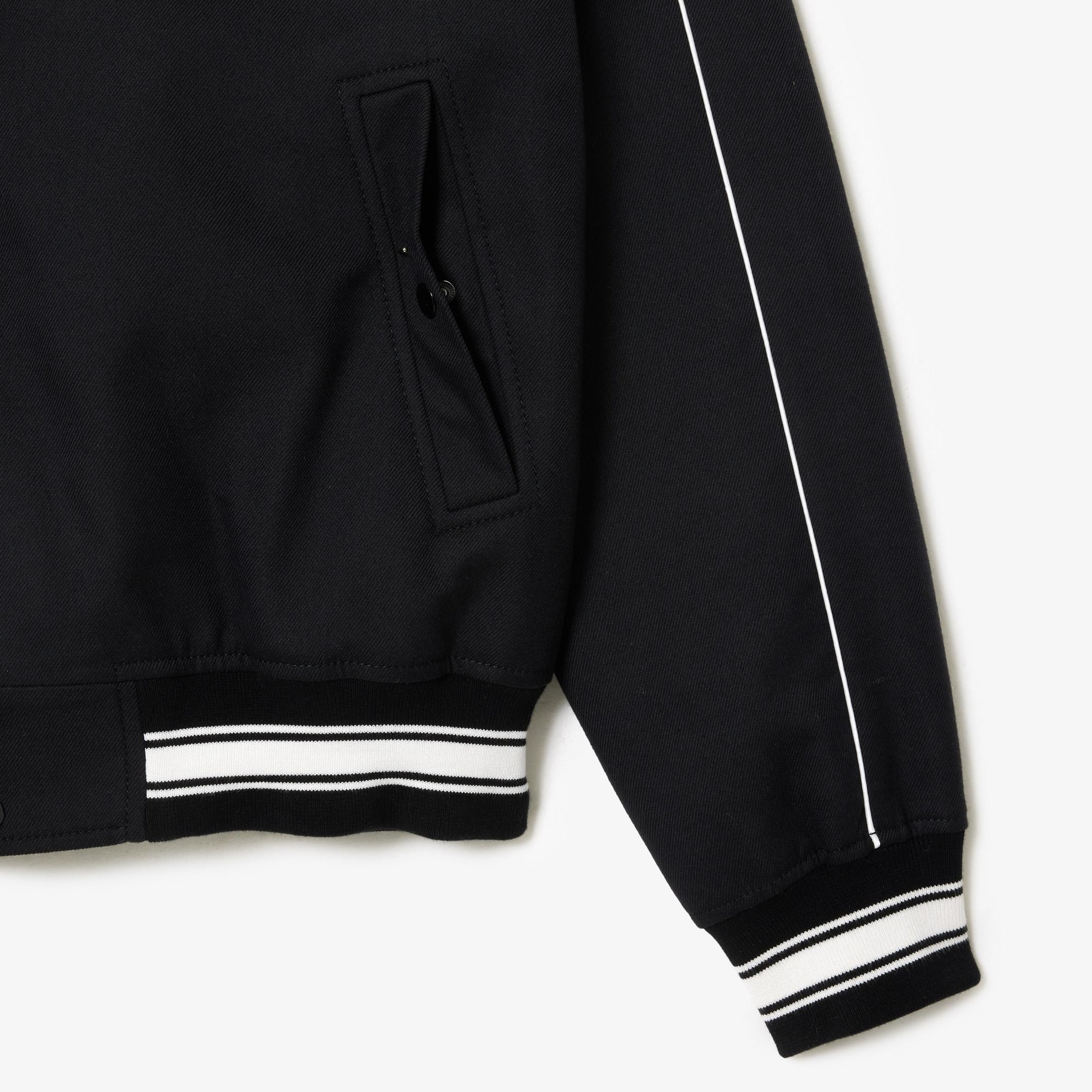 Neo Heritage Unisex Dik Yaka Baskılı Siyah Mont
