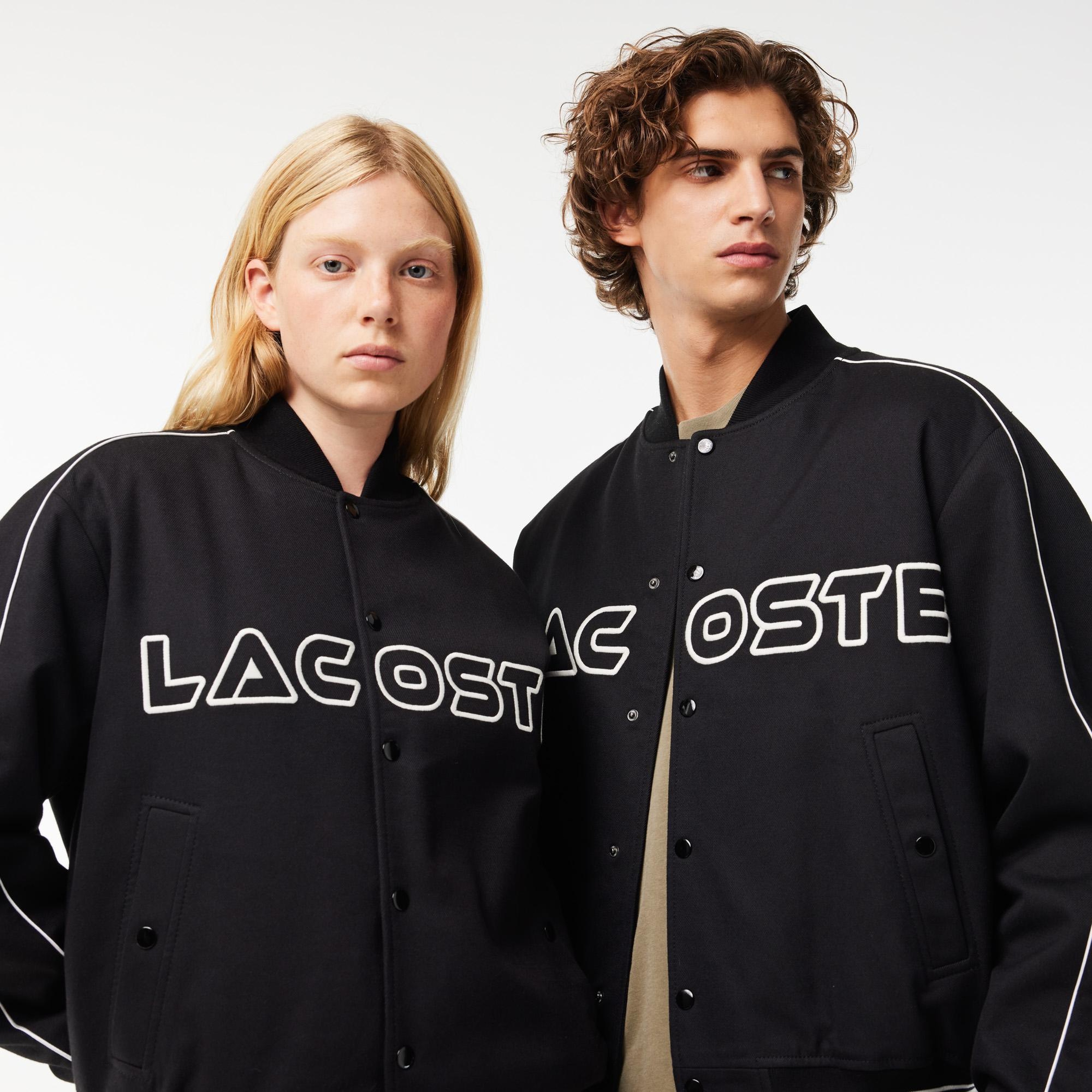 Neo Heritage Unisex Dik Yaka Baskılı Siyah Mont