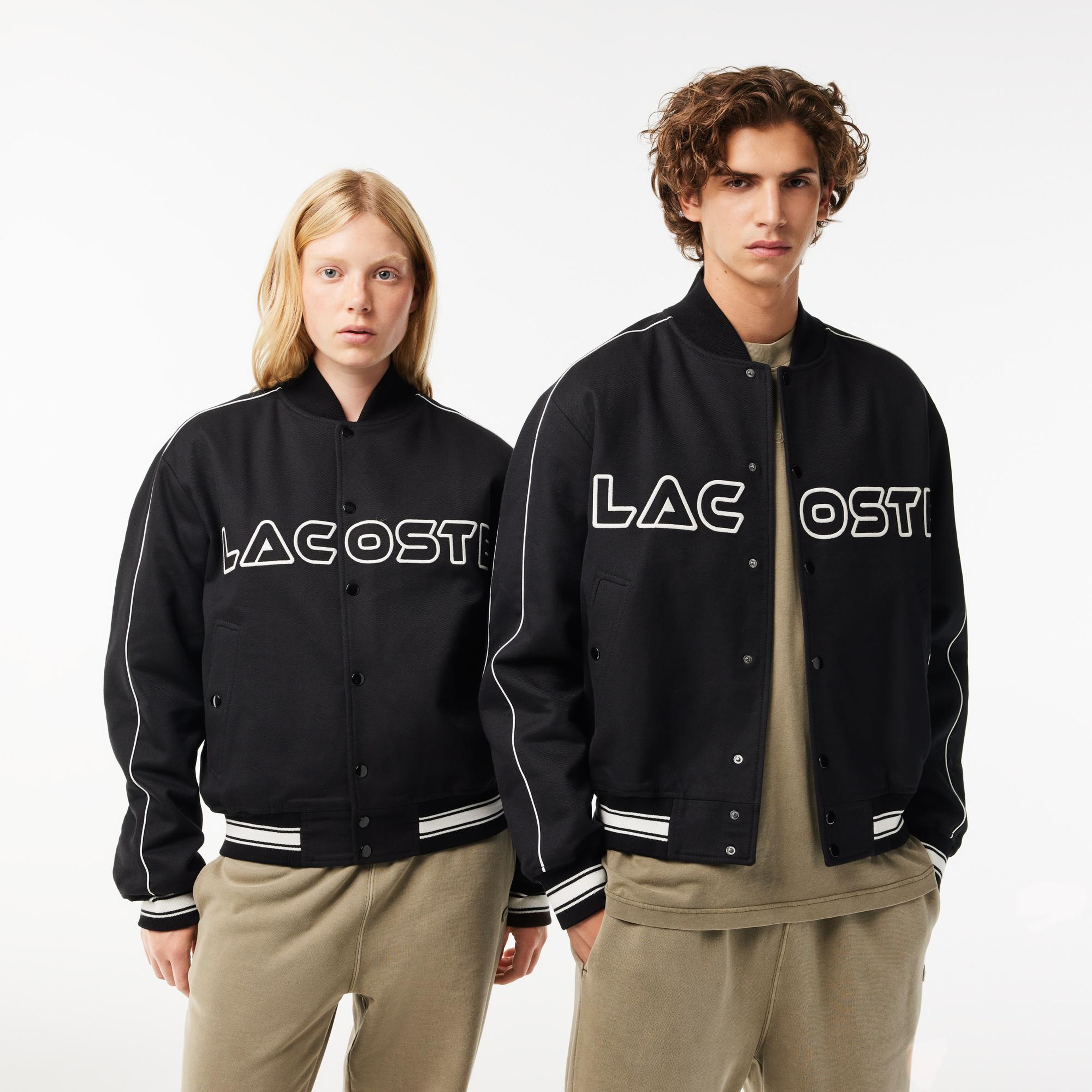 Neo Heritage Unisex Dik Yaka Baskılı Siyah Mont