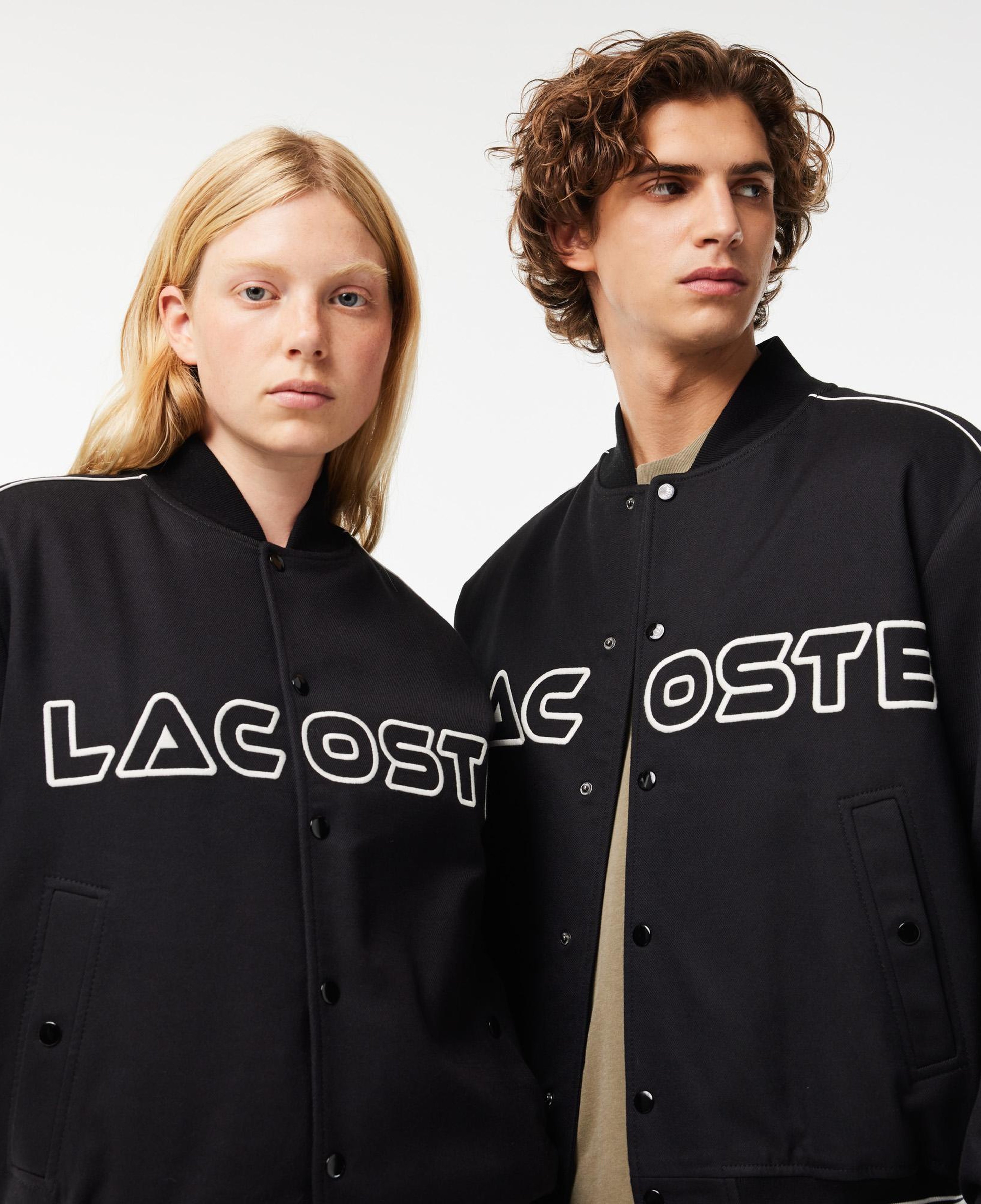 Neo Heritage Unisex Dik Yaka Baskılı Siyah Mont