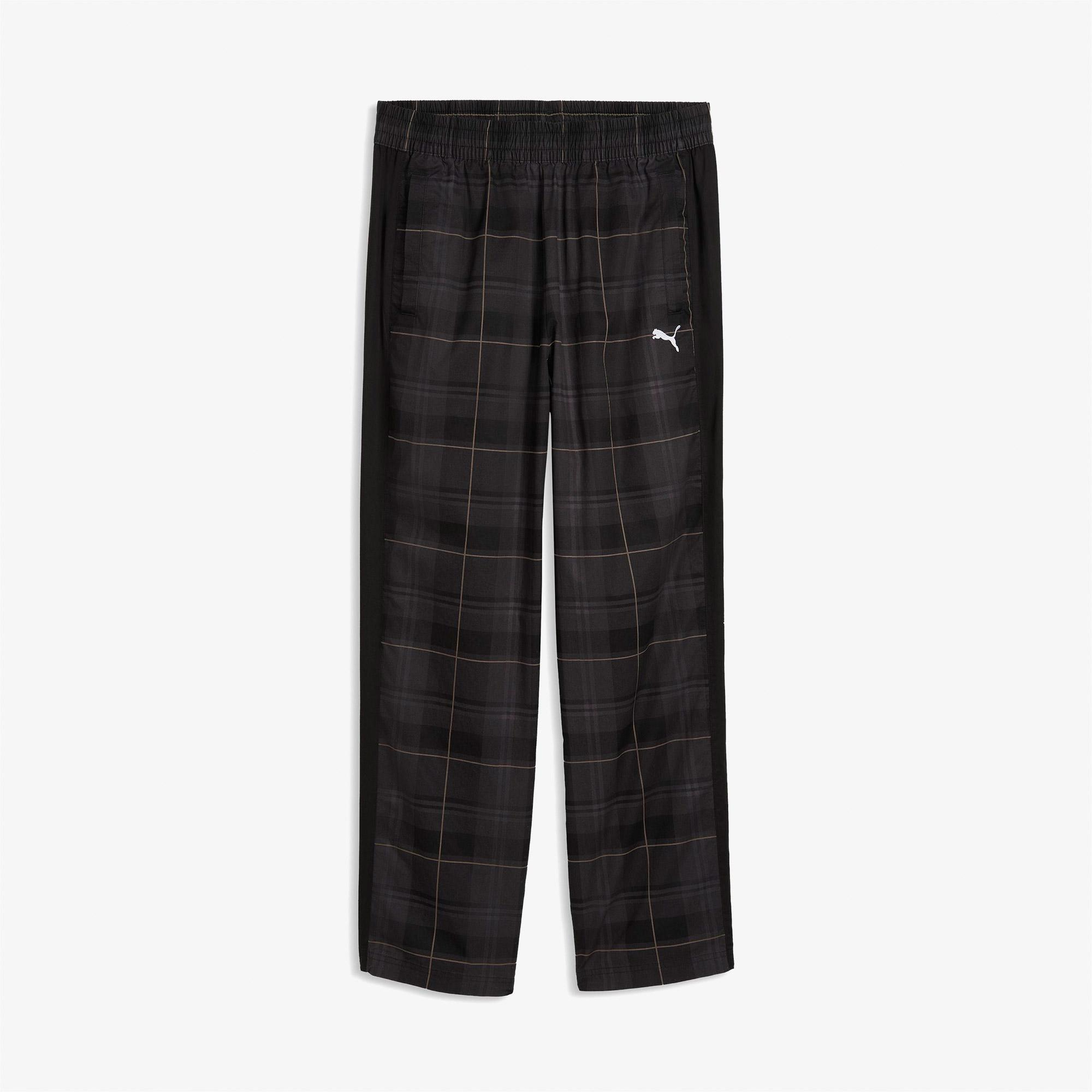 Puma T7 Tartan Track Erkek Siyah Pantolon