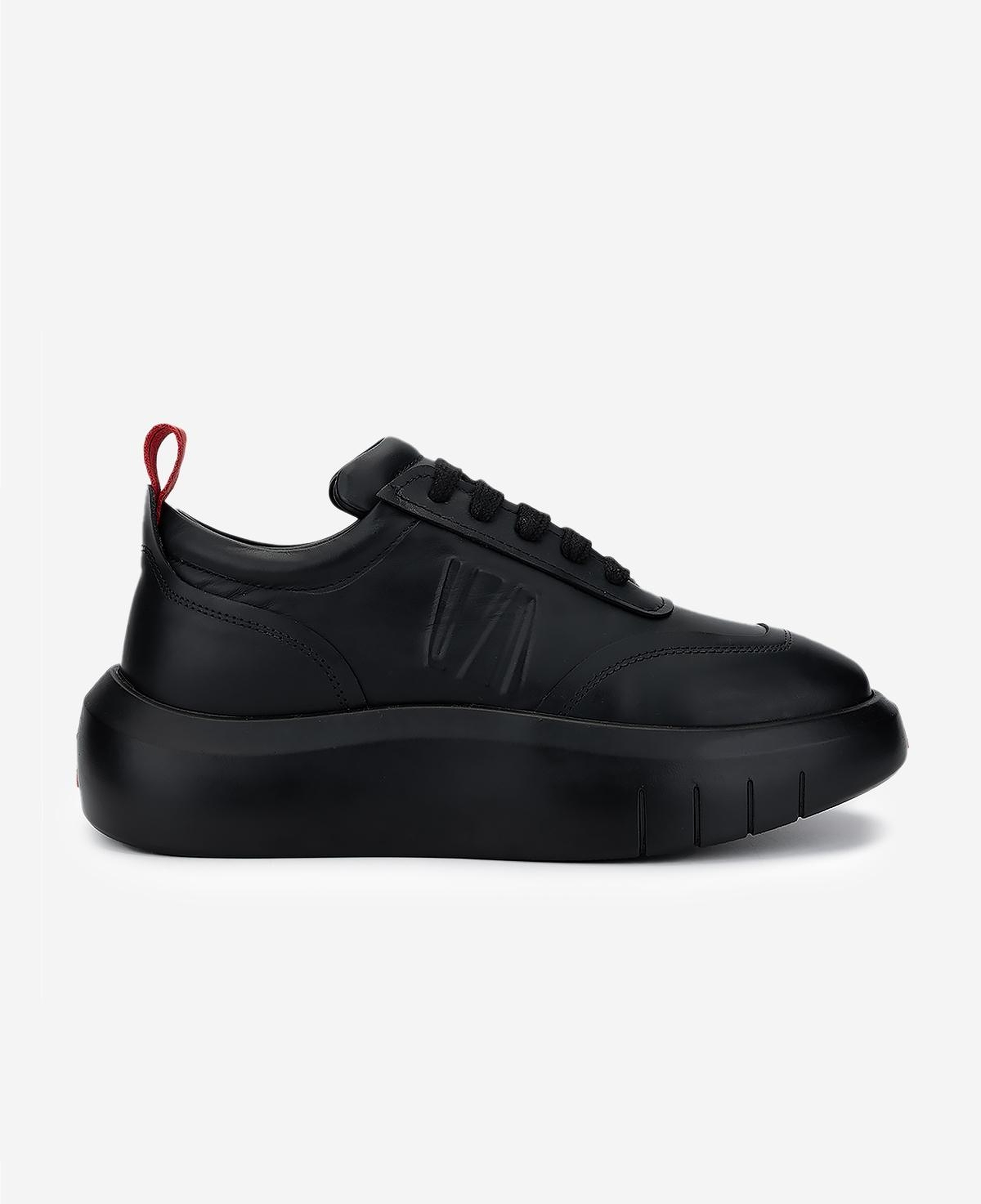 Valmenti Erkek Hakiki Deri Siyah Sneakers & Spor Ayakkabı