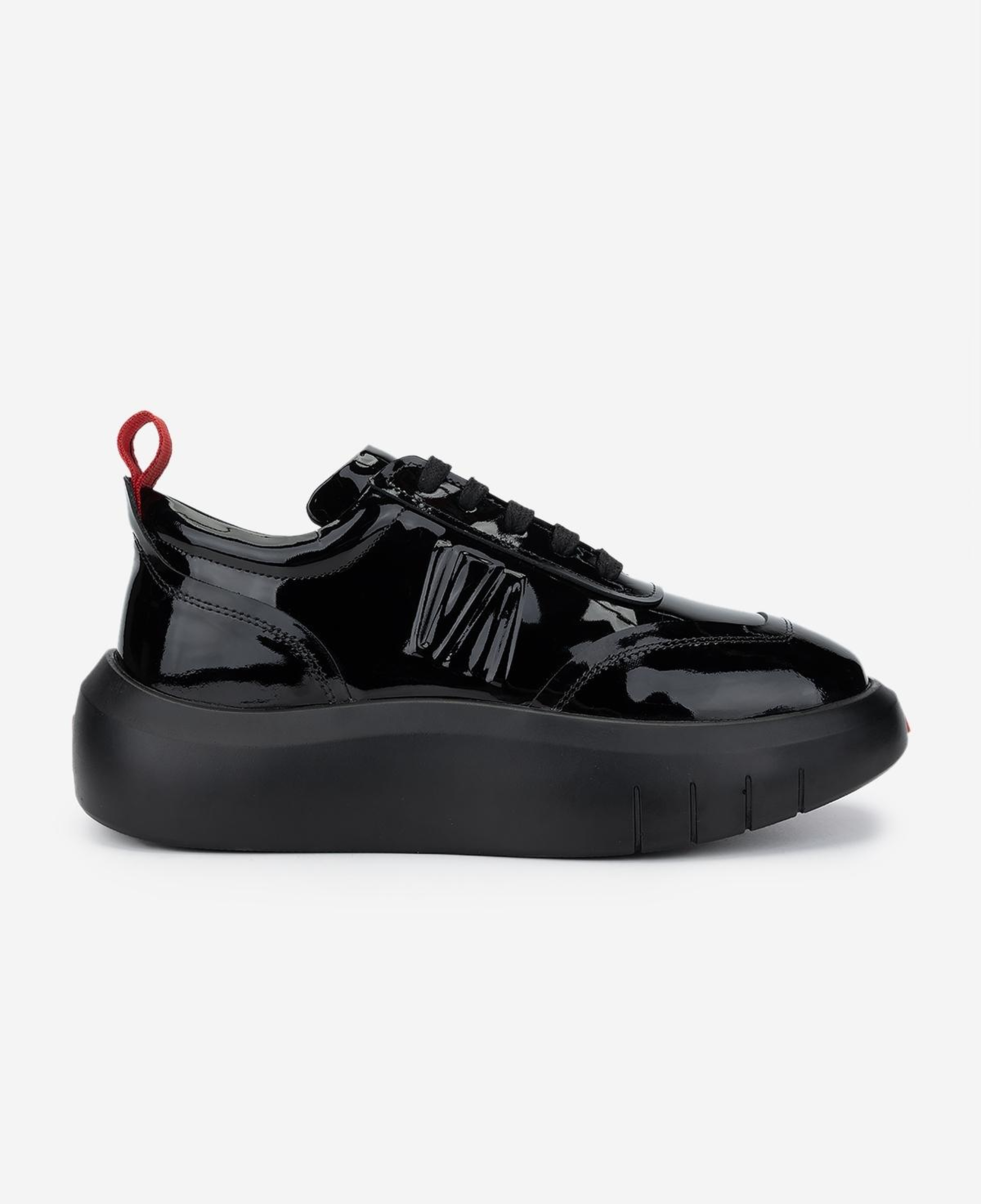 Valmenti Erkek Hakiki Deri Siyah Rugan Sneakers & Spor Ayakkabı
