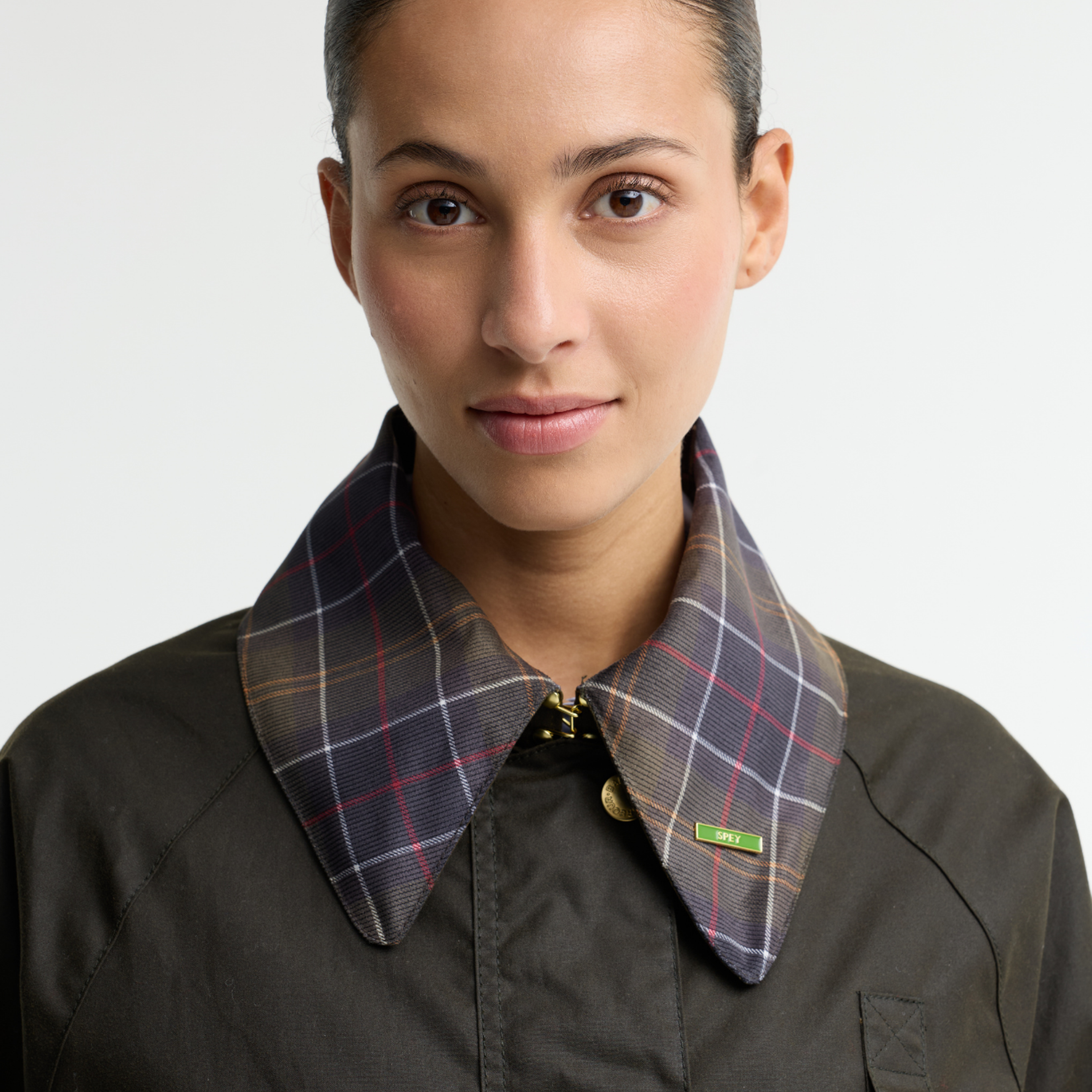 Barbour Icons Tartan Spey Yağlı Ceket