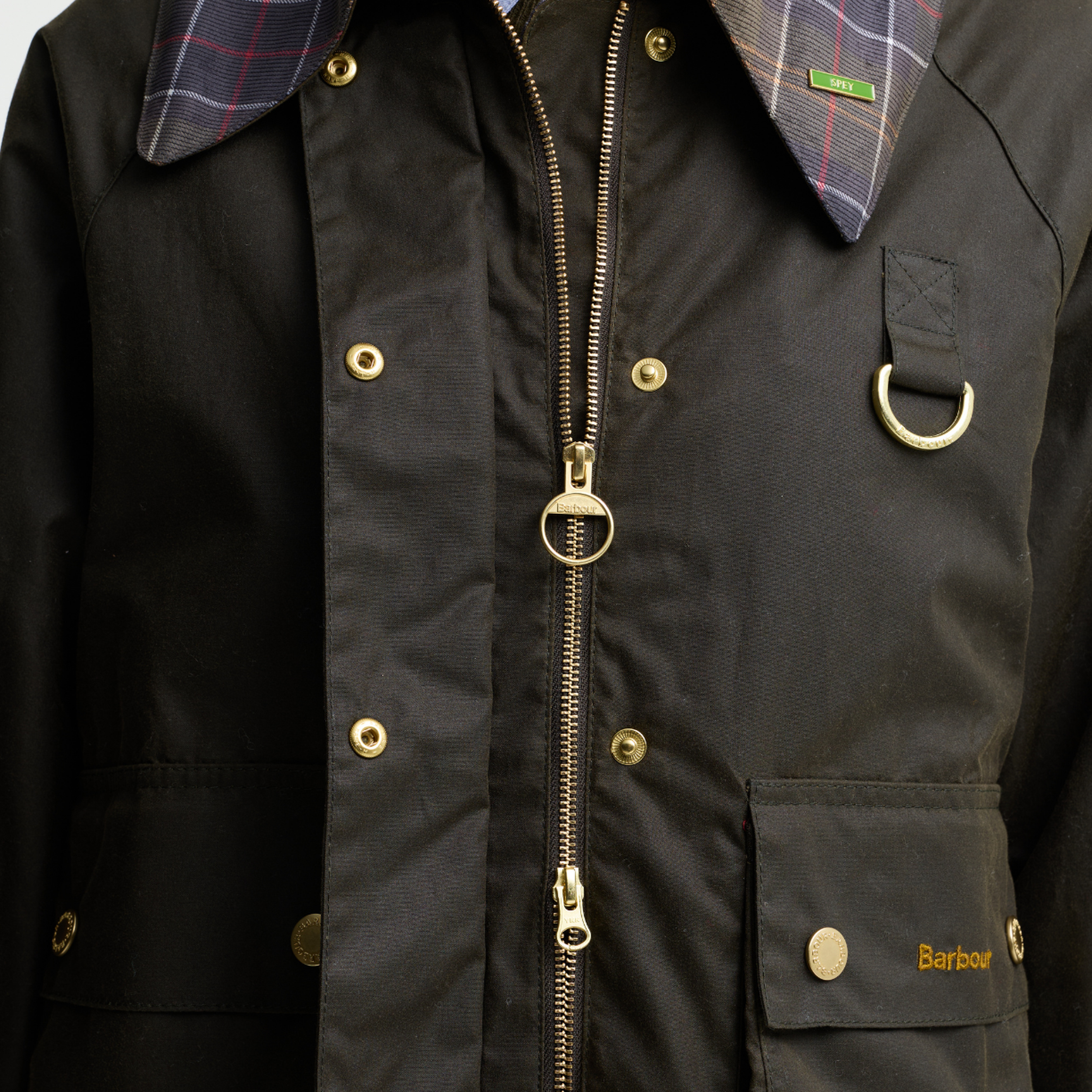 Barbour Icons Tartan Spey Yağlı Ceket