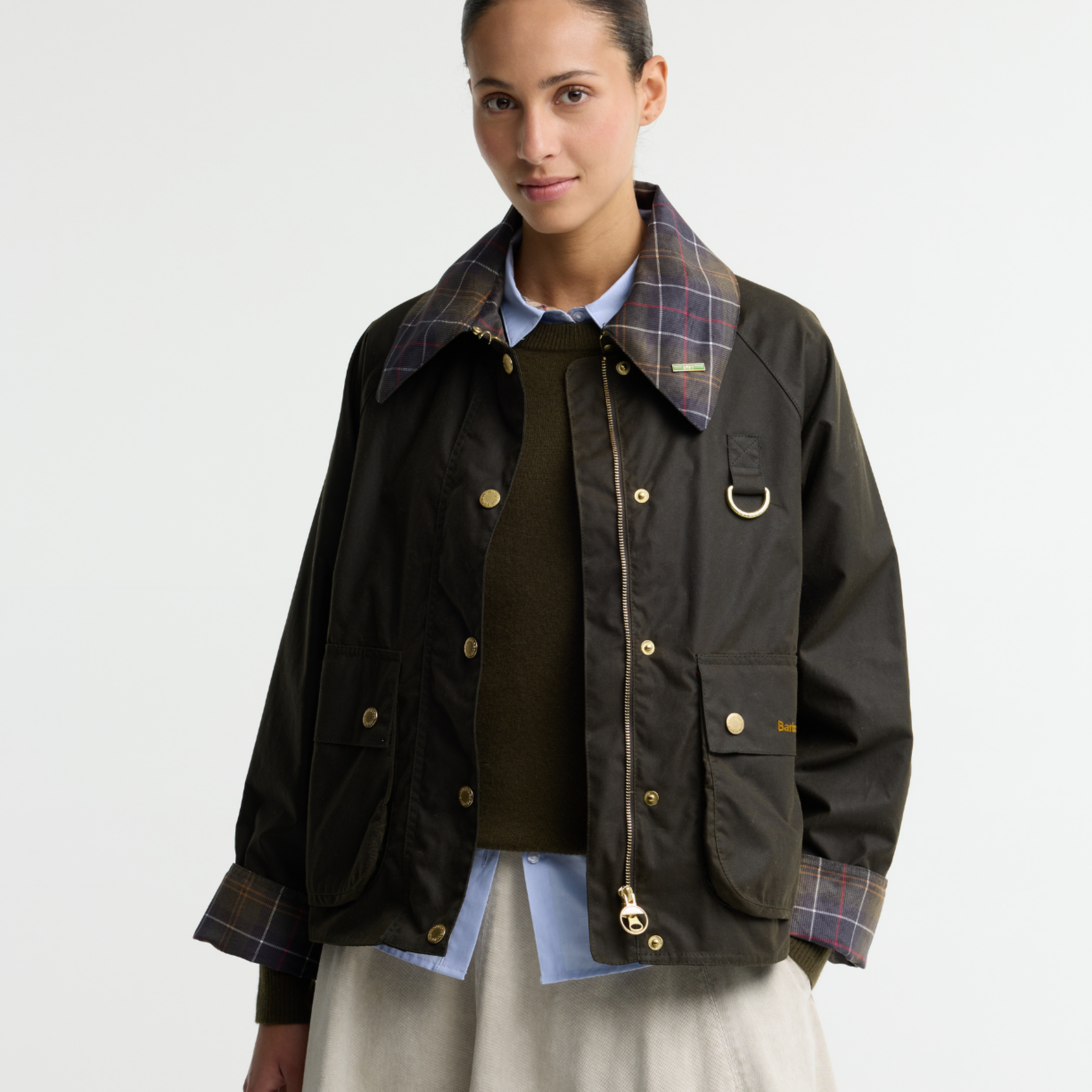 Barbour Icons Tartan Spey Yağlı Ceket