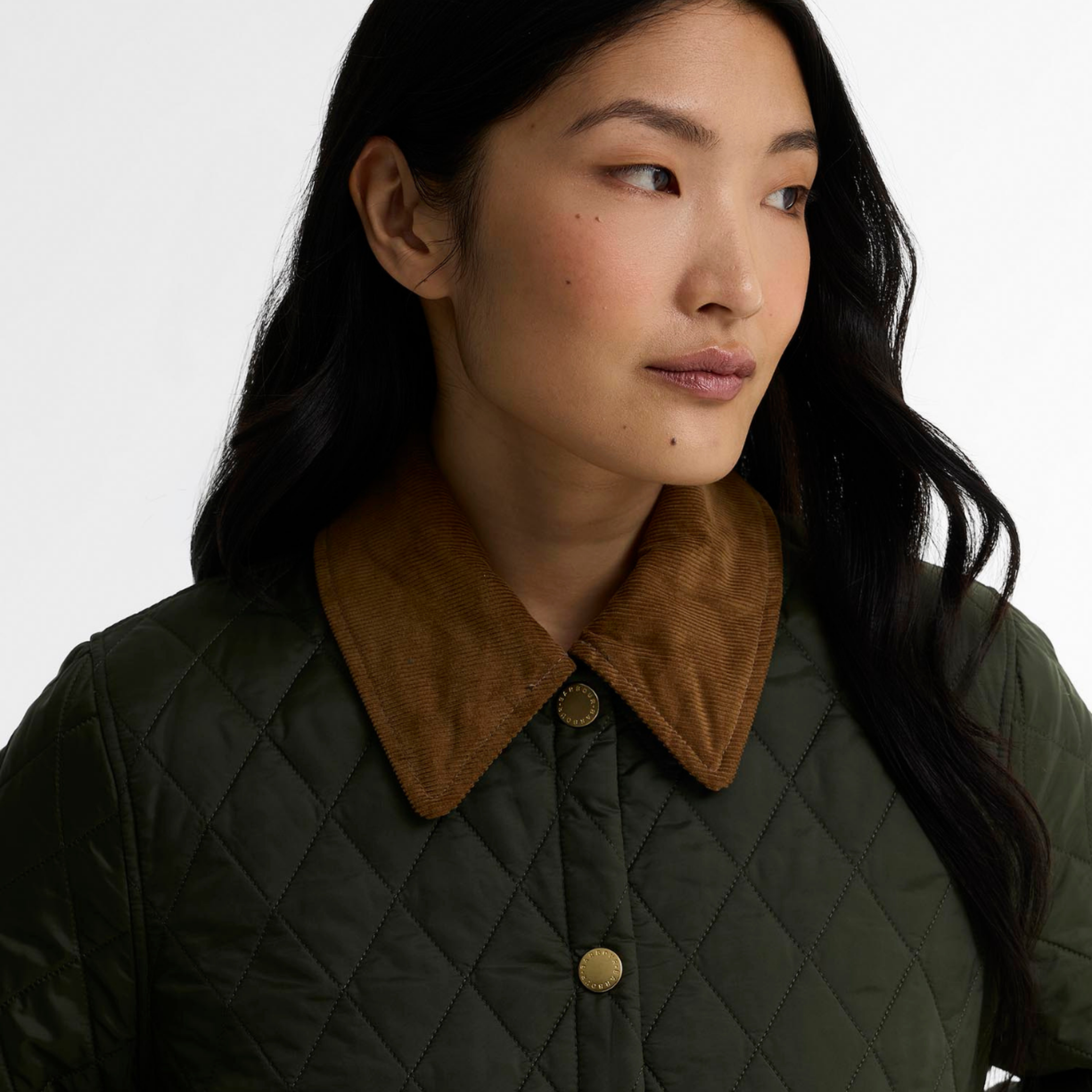 Barbour Icons Cropped Liddesdale Kapitone Ceket