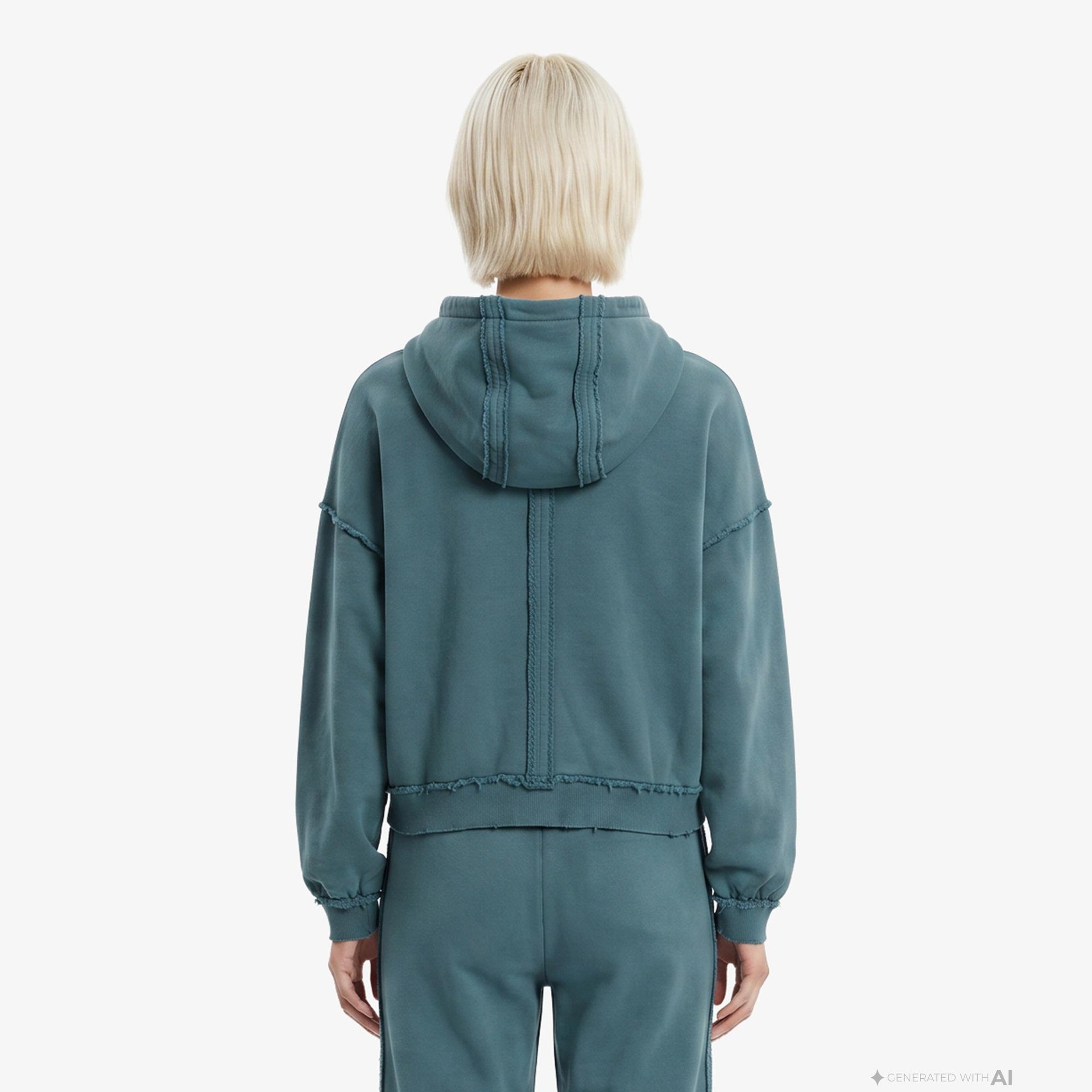 UNITED4 Regular Fit Kadın Yeşil Sweatshirt