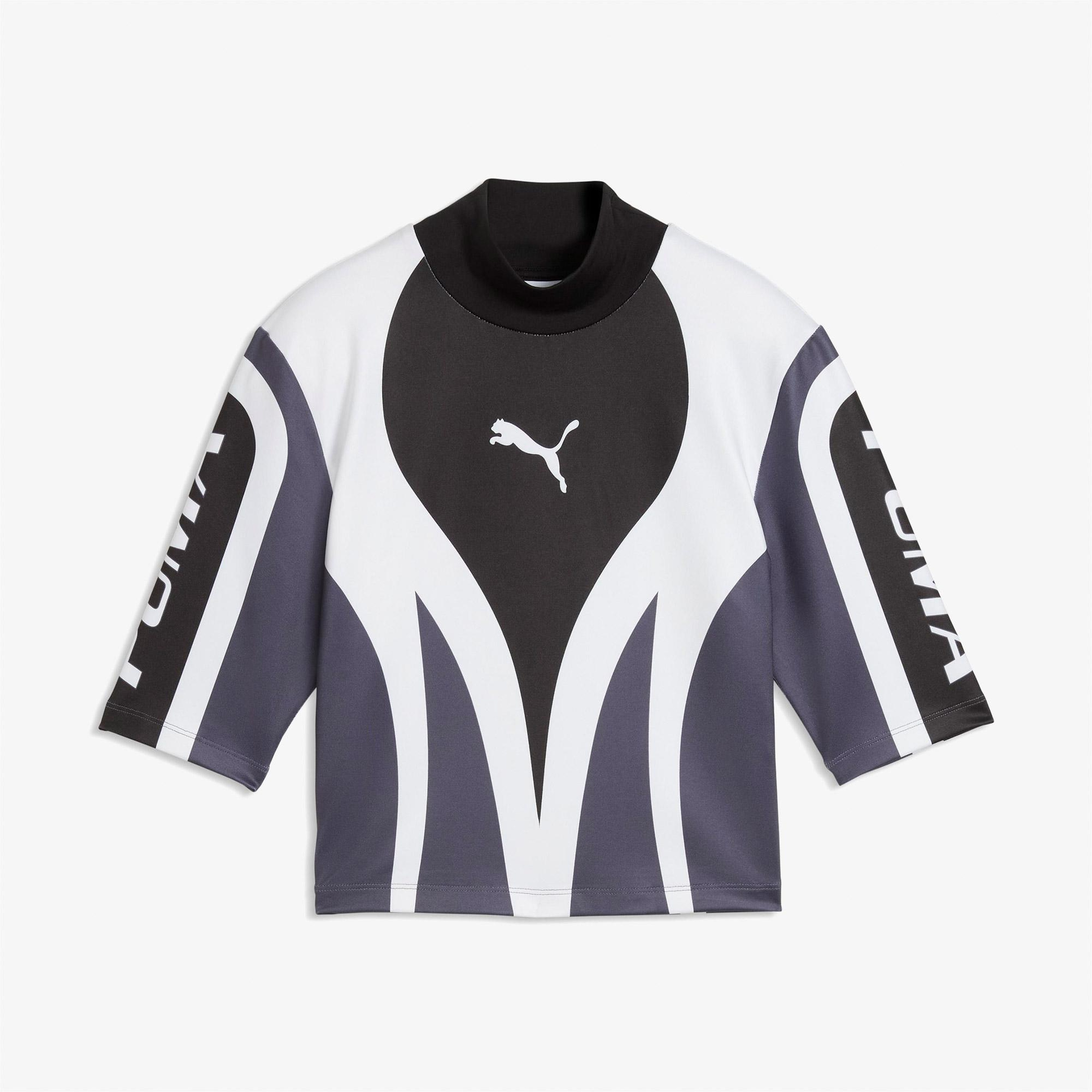 Puma Future Archive Moto Top Kadın Siyah T-Shirt