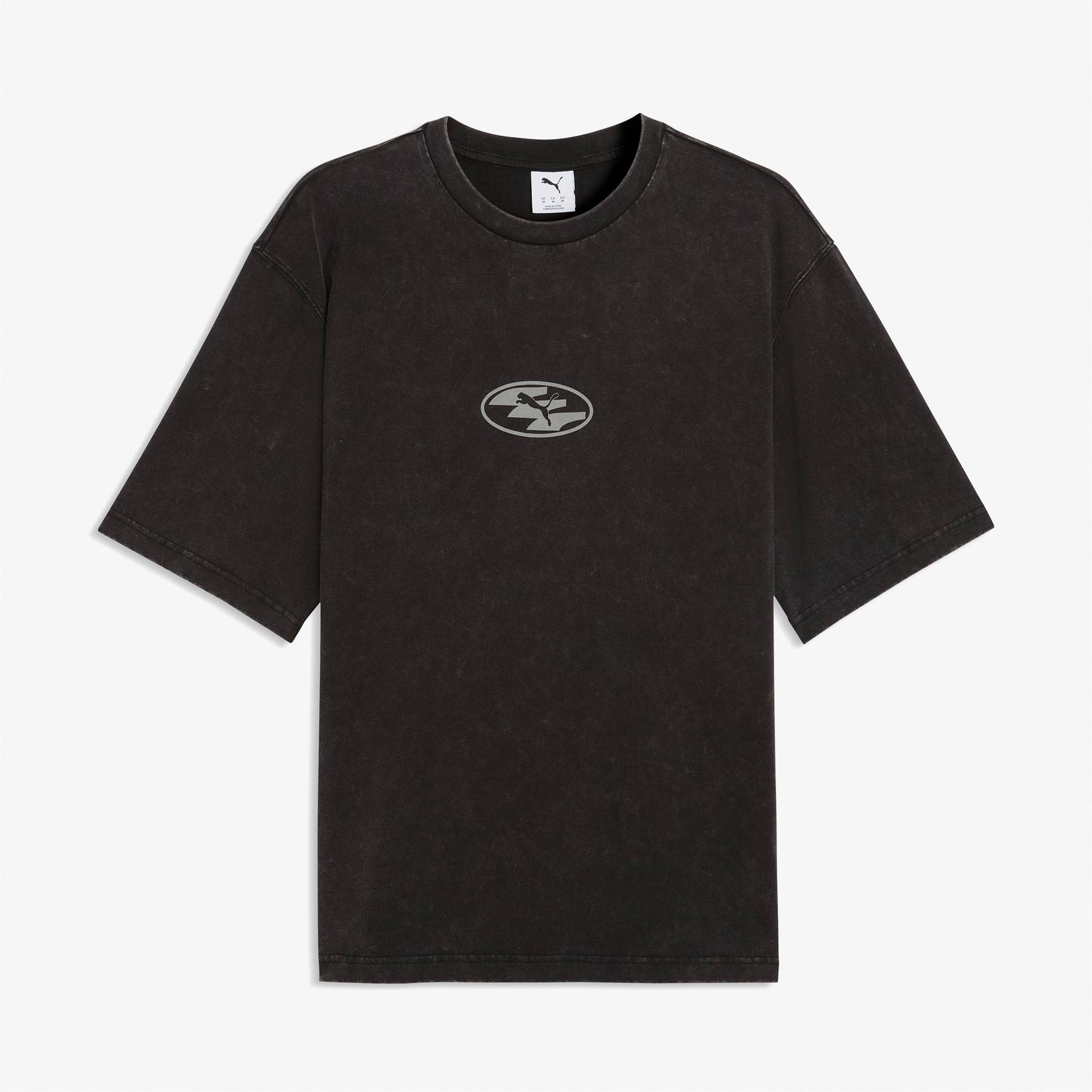 Puma Spc Boxy Washed Unisex Siyah T-Shirt
