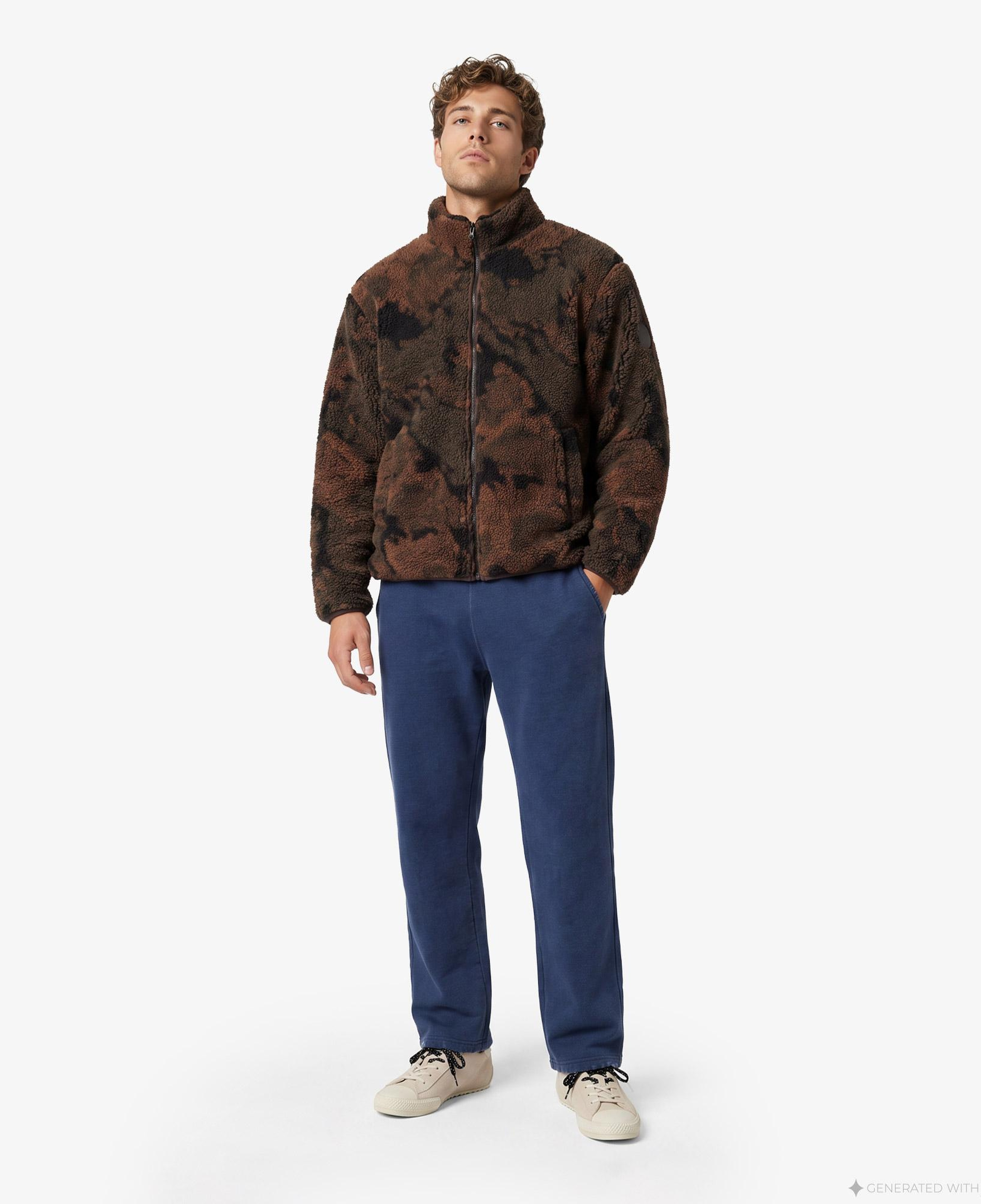 UNITED4 Regular Fit Erkek Kahverengi Mont
