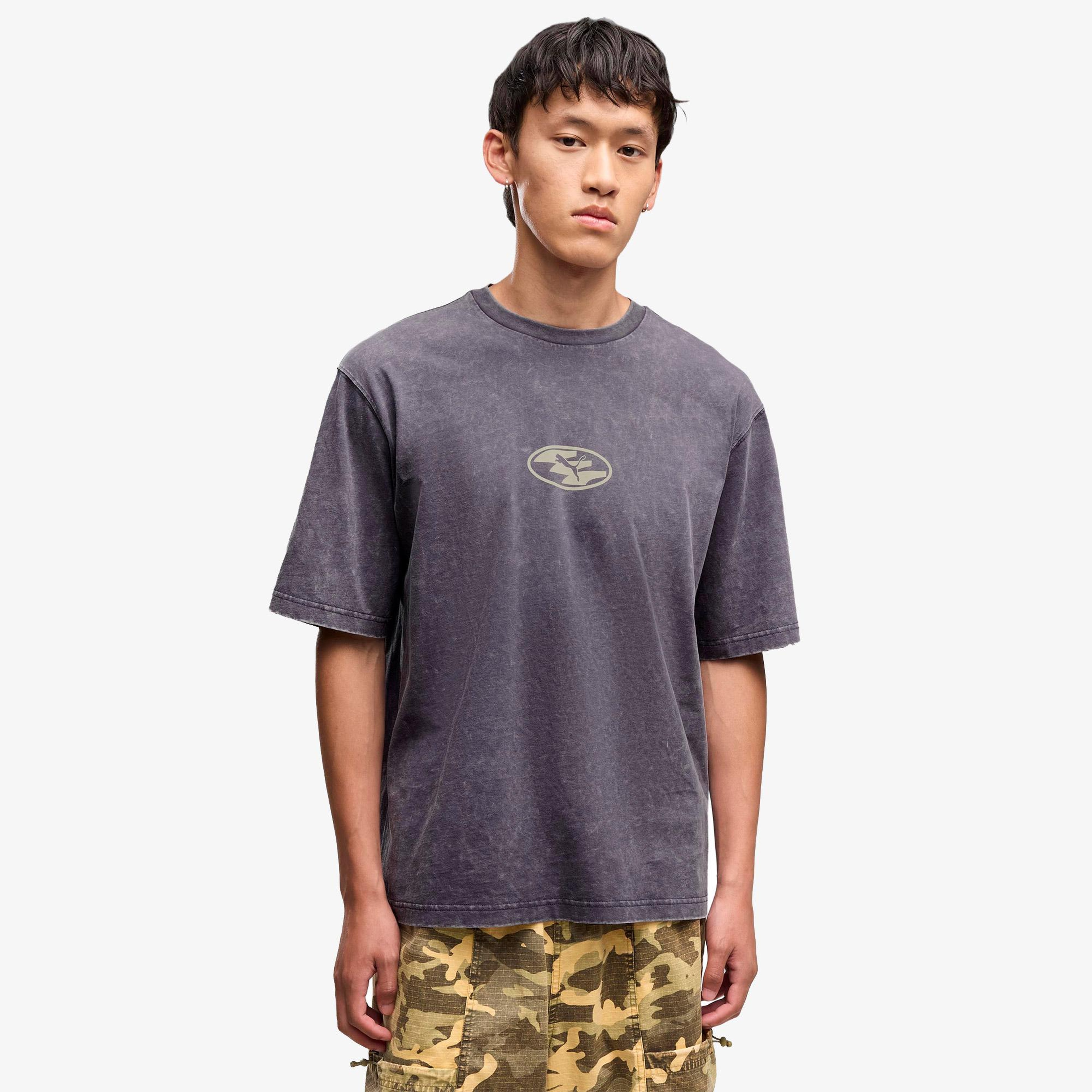 Puma Spc Boxy Washed Unisex Mavi T-Shirt