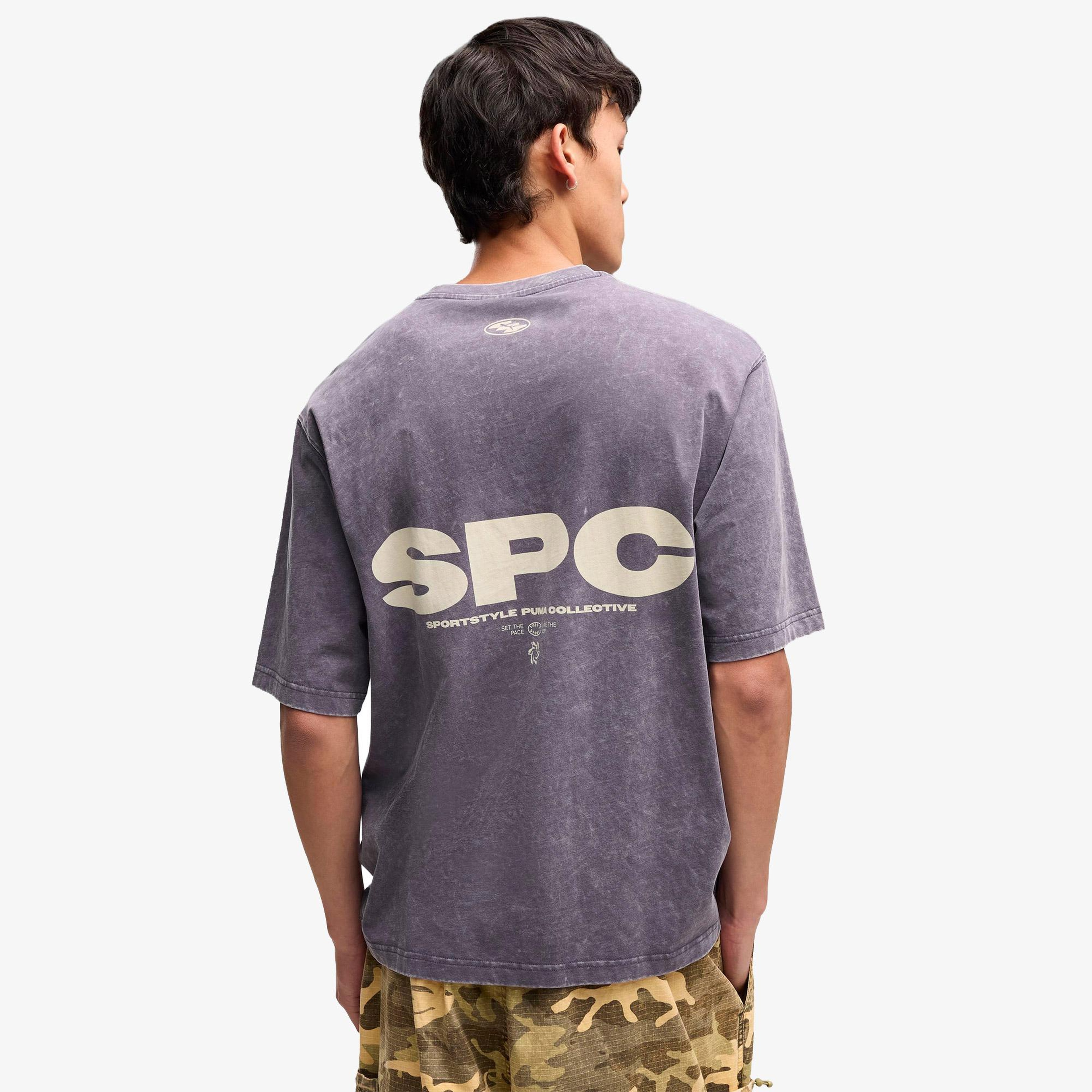 Puma Spc Boxy Washed Unisex Mavi T-Shirt