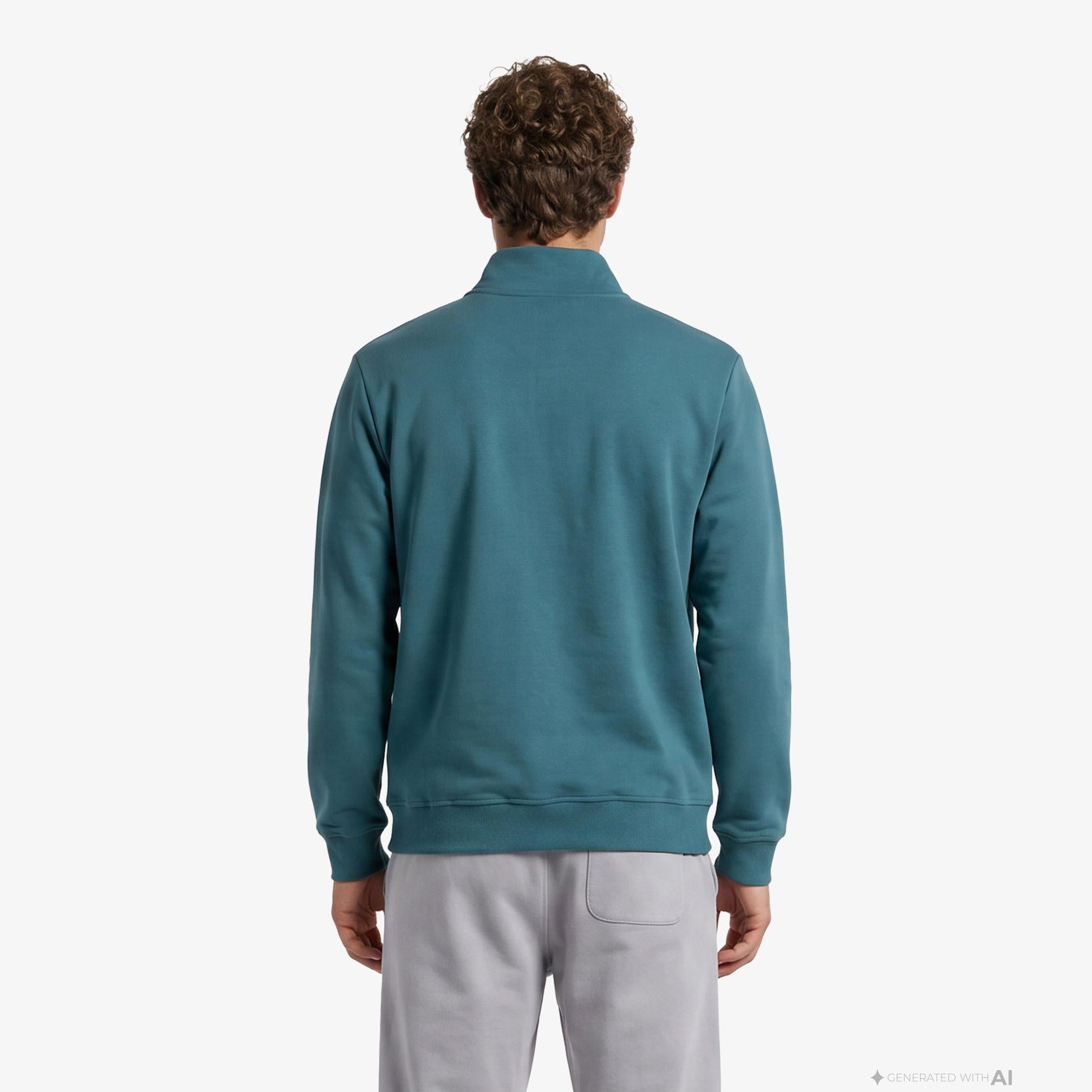 UNITED4 Regular Fit Erkek Yeşil Sweatshirt