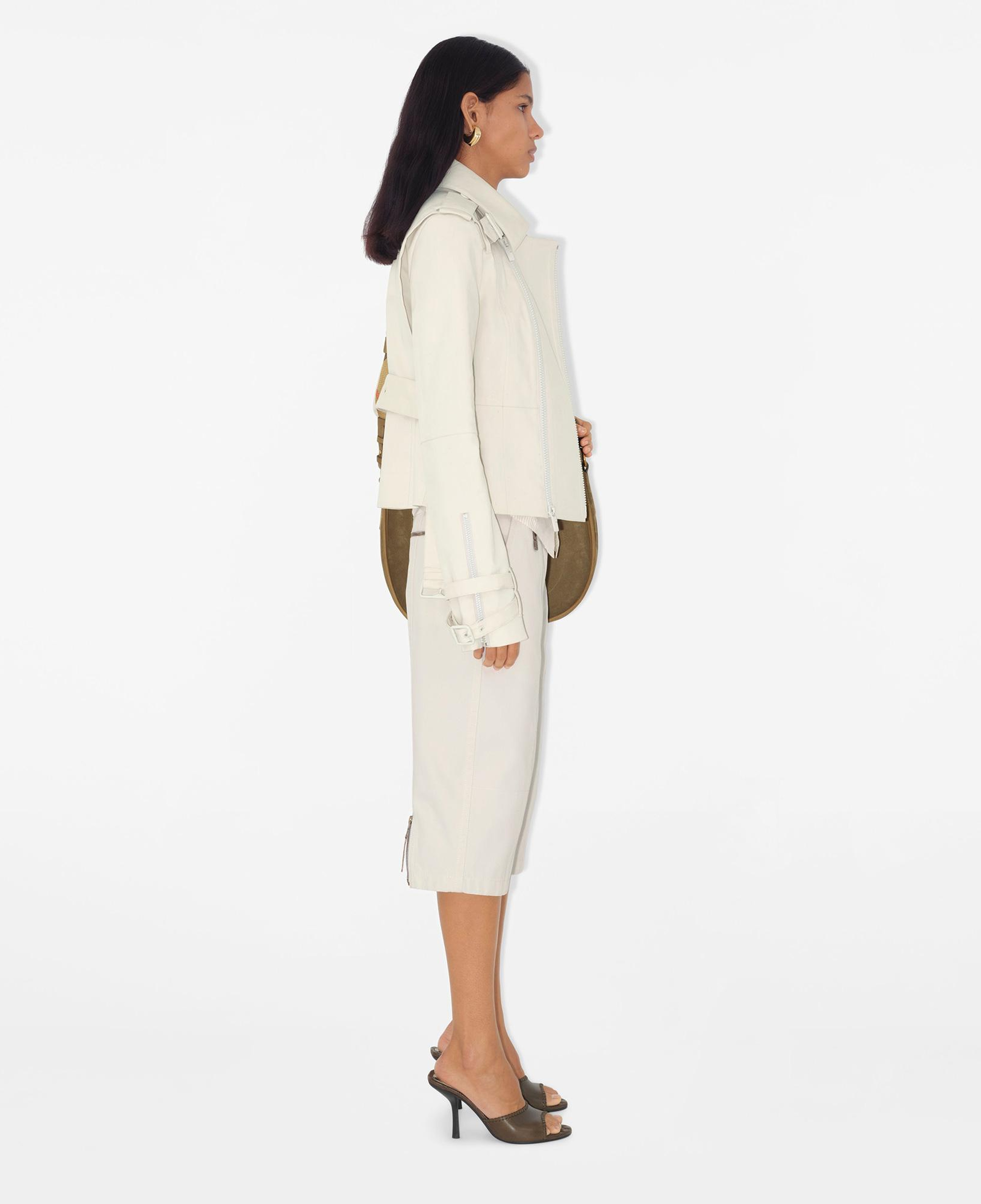 Burberry Cie Cotton Kadın Krem Pantolon