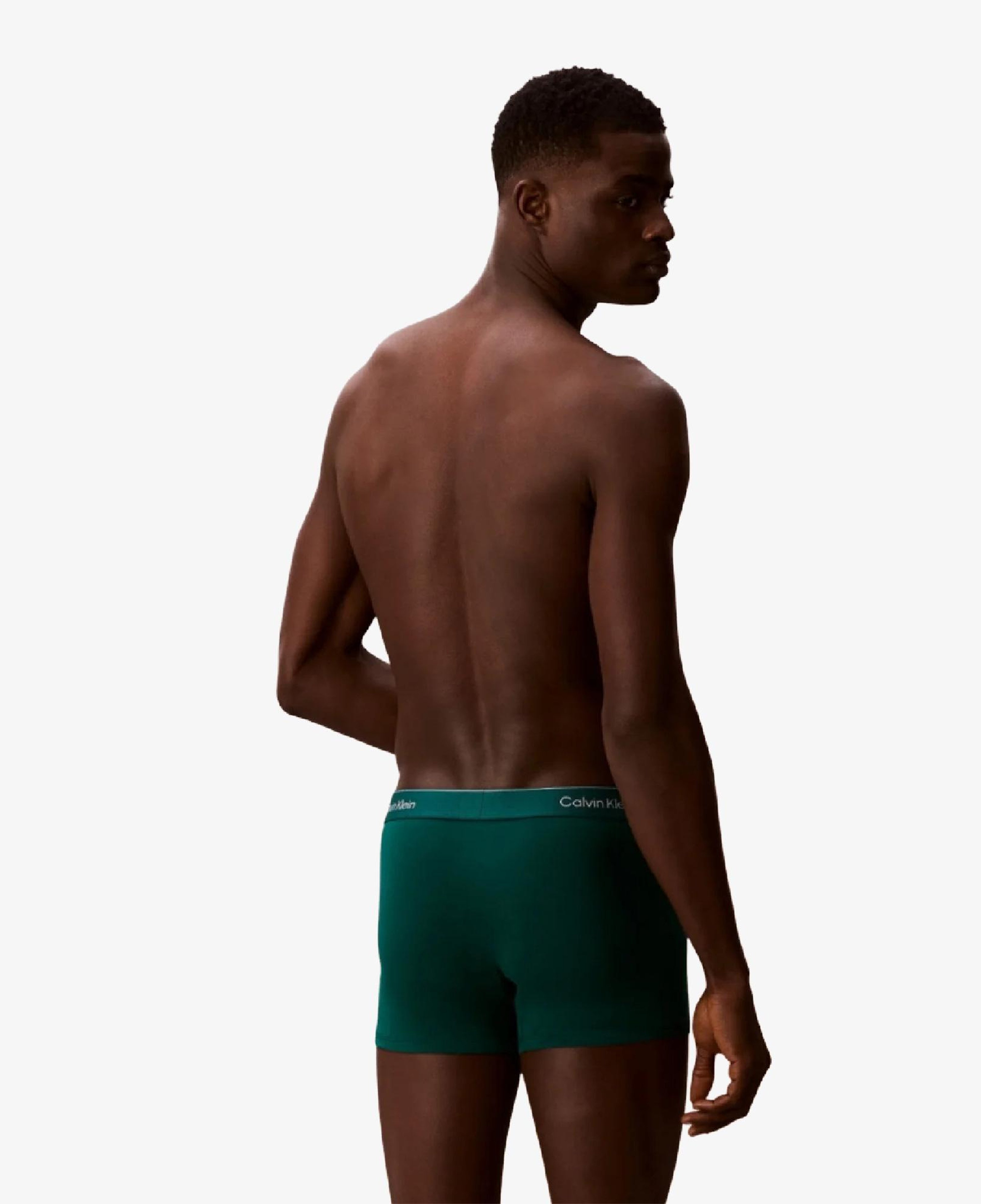 Calvin Klein Pamuklu Logo 3'lü Erkek Renkli Boxer