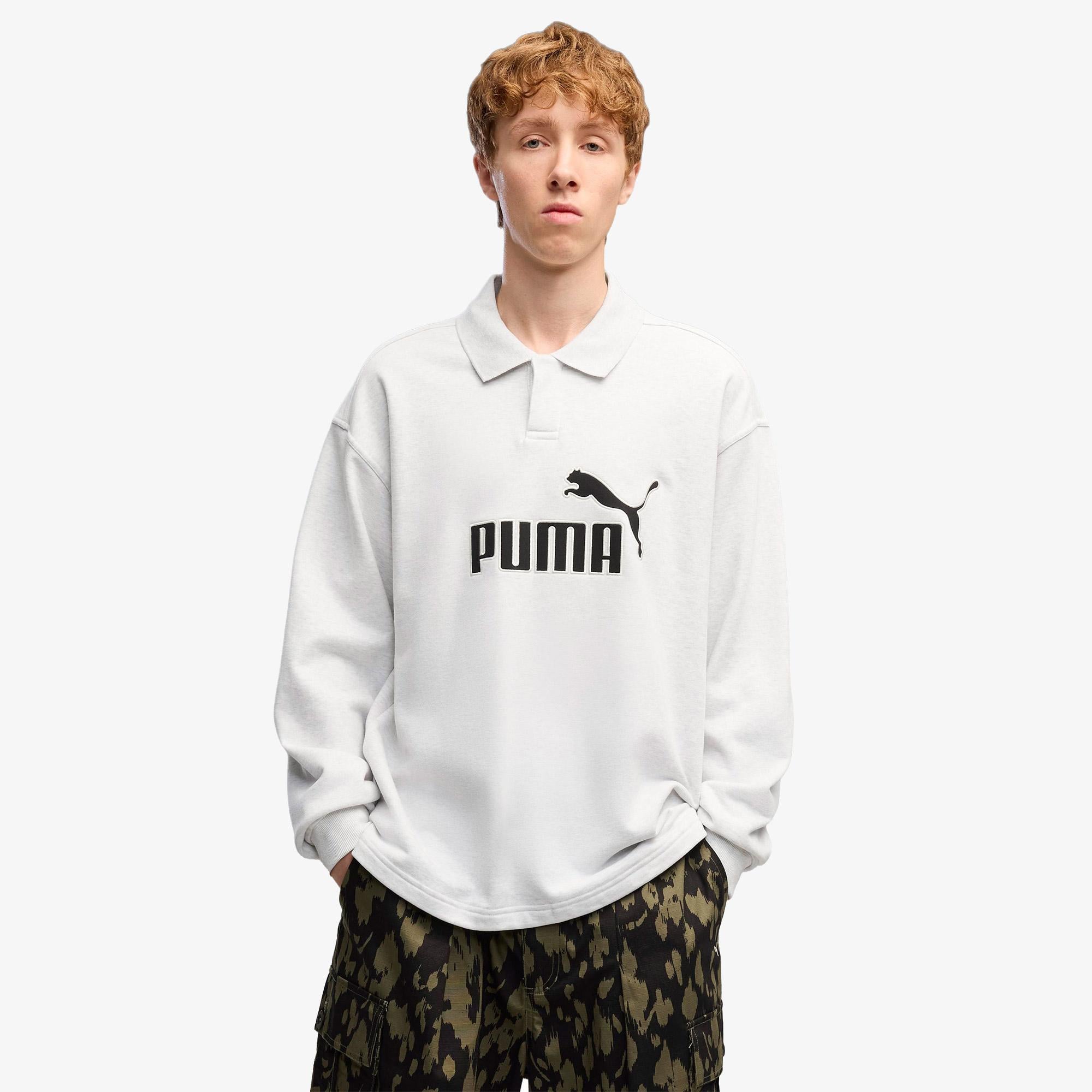 Puma Essential Elevated No 1 Relaxed Erkek Beyaz Polo