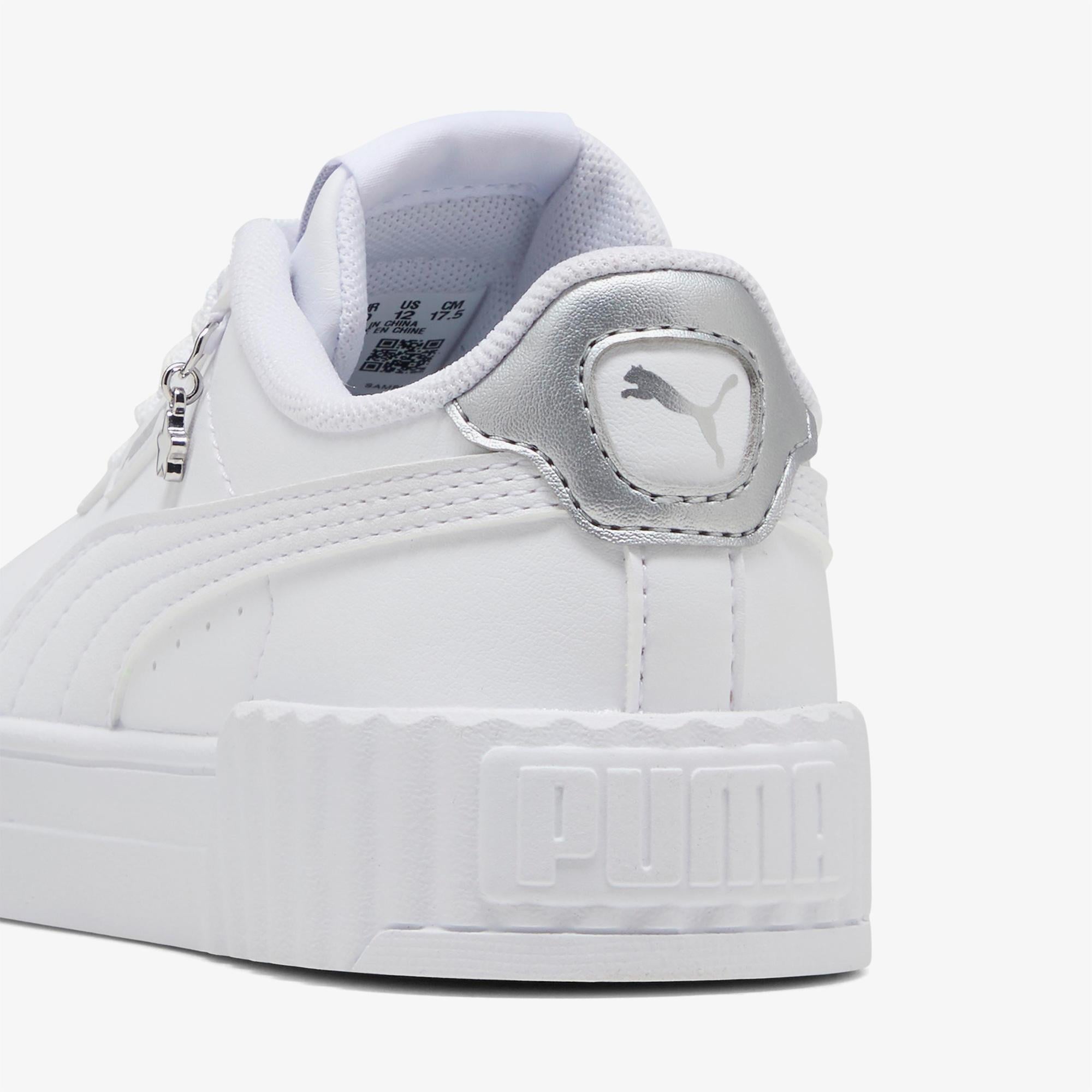 Puma Carina 3.0 Charm Ps Çocuk Beyaz Spor Ayakkabı