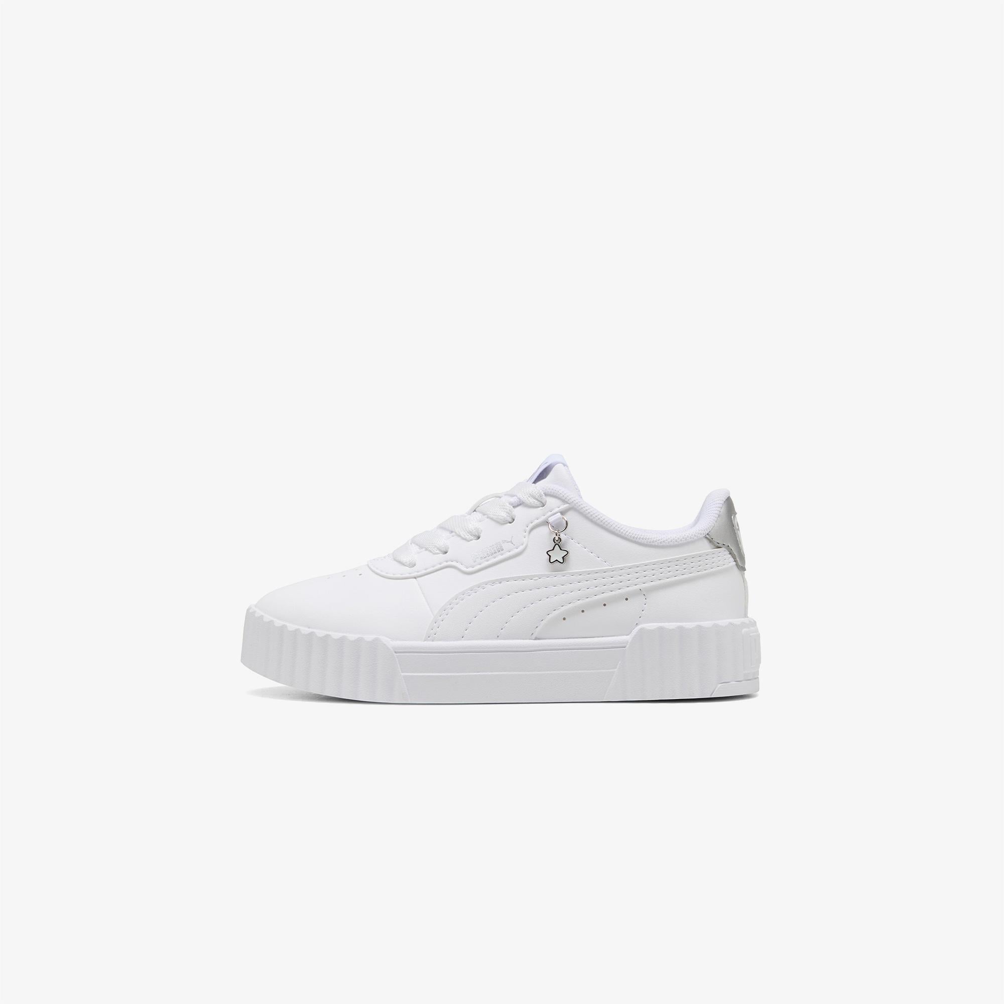 Puma Carina 3.0 Charm Ps Çocuk Beyaz Spor Ayakkabı