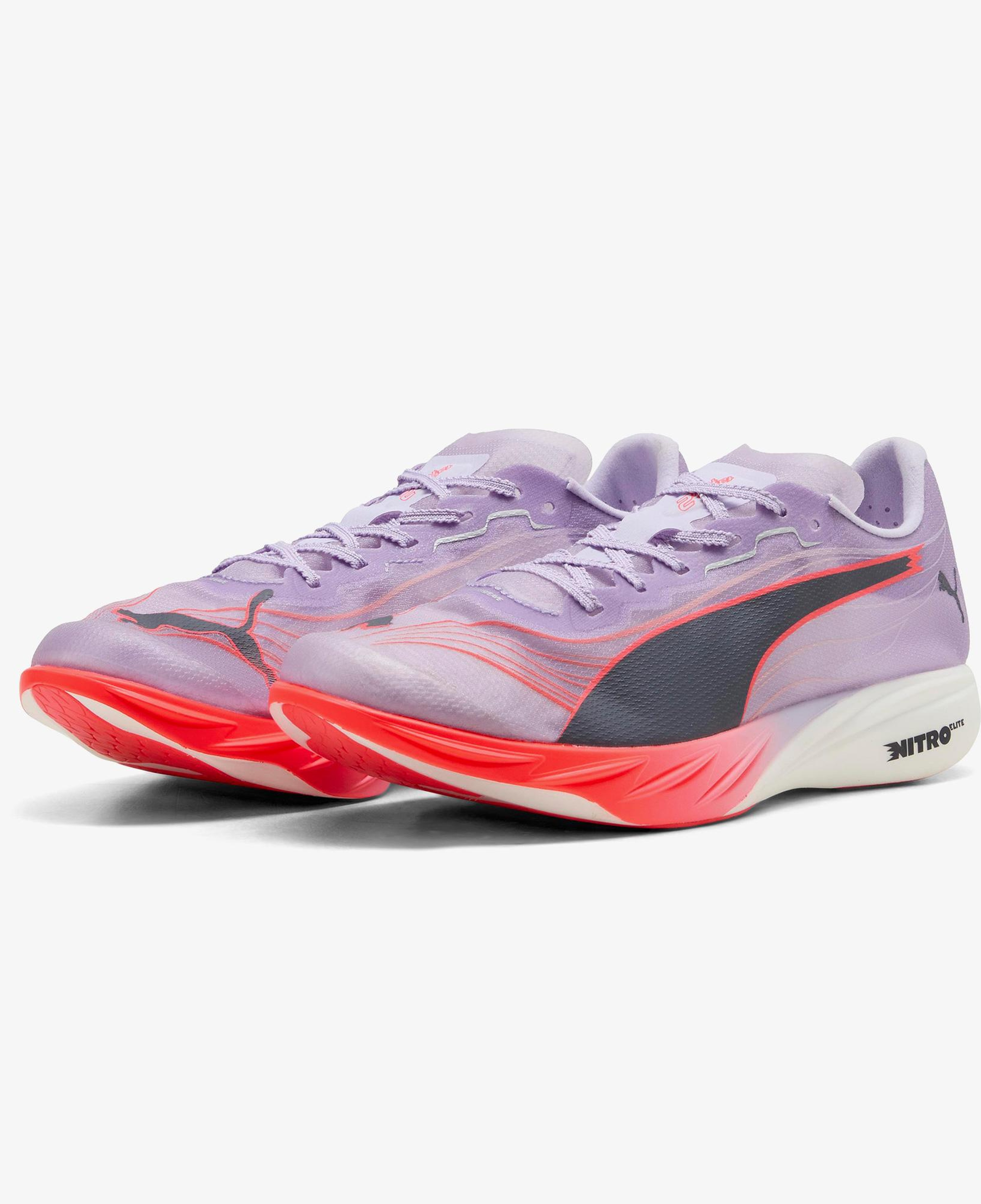 Puma Fast-Fwd Nitro Elite 2 Kadın Kırmızı Spor Ayakkabı