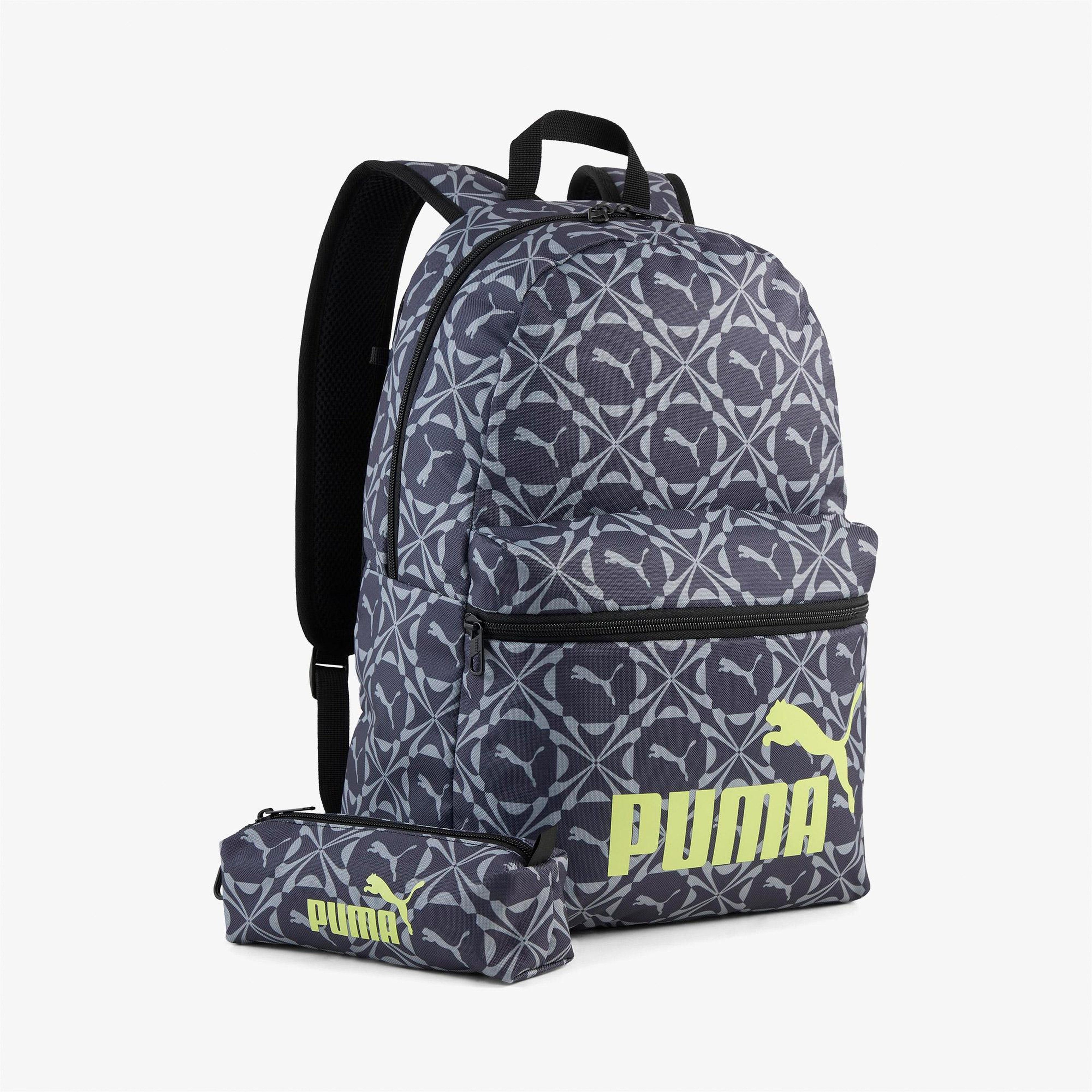 Puma Phase Aop Unisex Gri Sırt Çantası