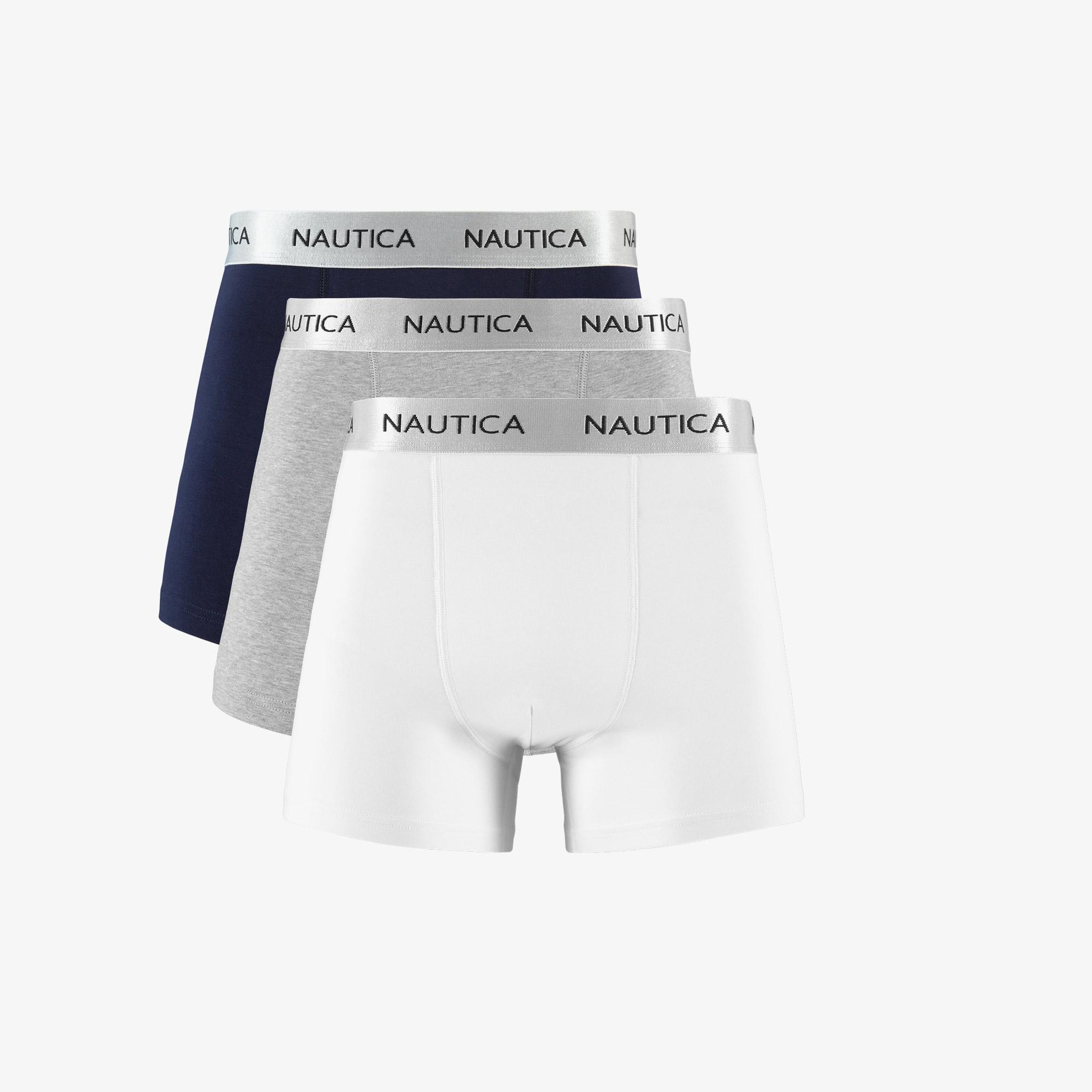 Nautica Erkek Renkli 3lü Boxer