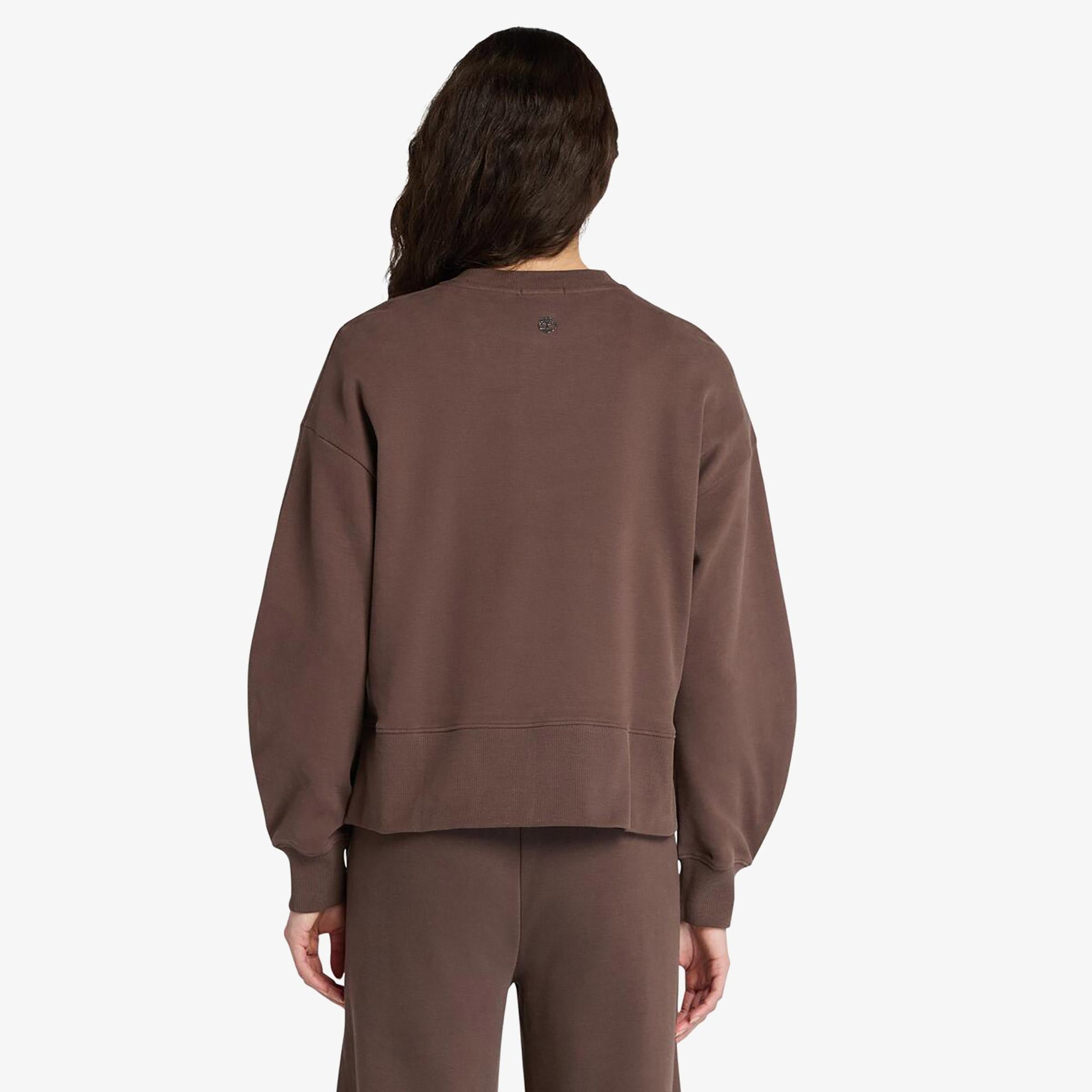 Timberland Lush Comfort Crew Kadın Kahverengi Sweatshirt