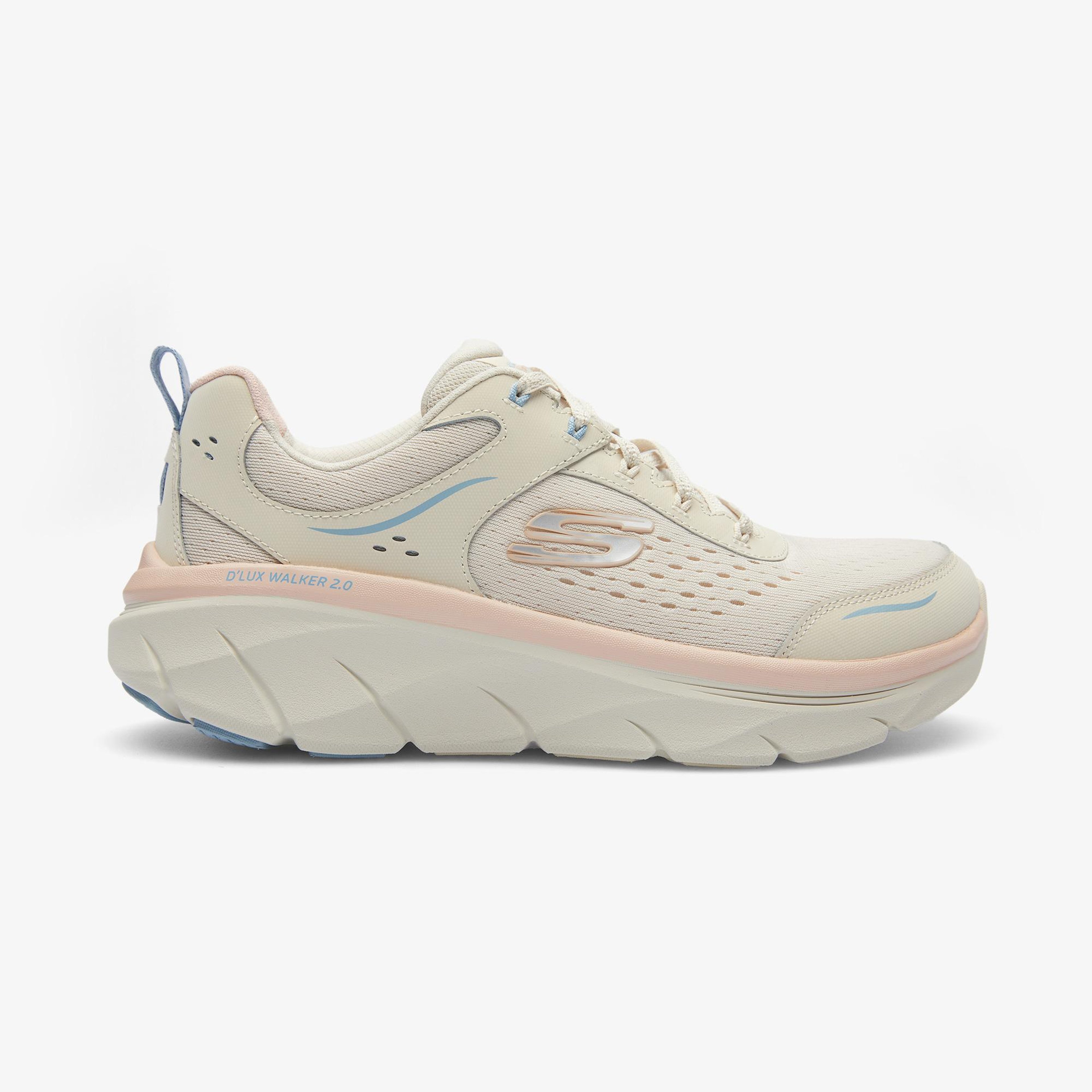 Skechers D'Lux Walker 2.0-Daisy Doll Kadın Bej Yürüyüş Ayakkabısı