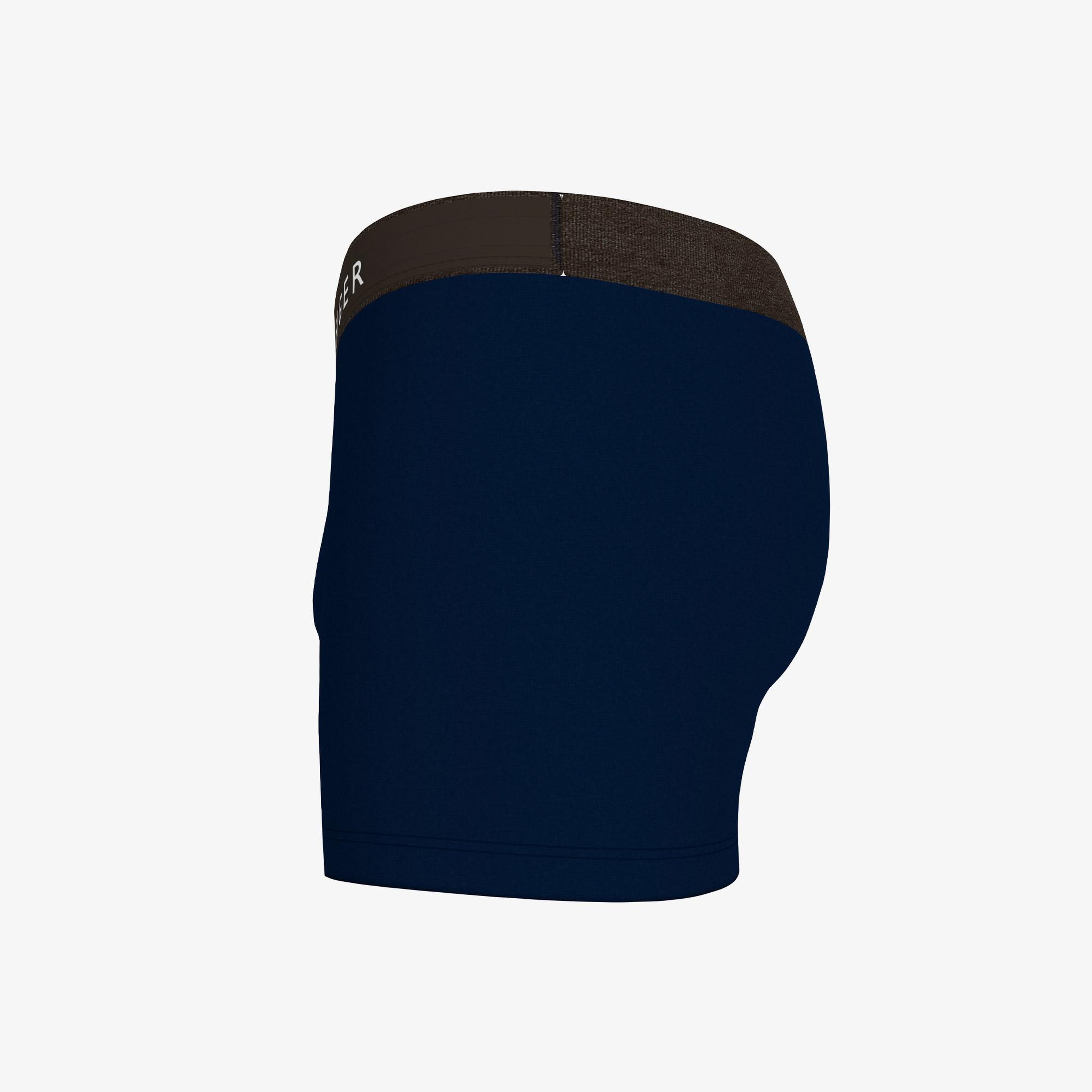 Tommy Hilfiger Trunk 3'lü Erkek Siyah Renkli Bantlı Boxer