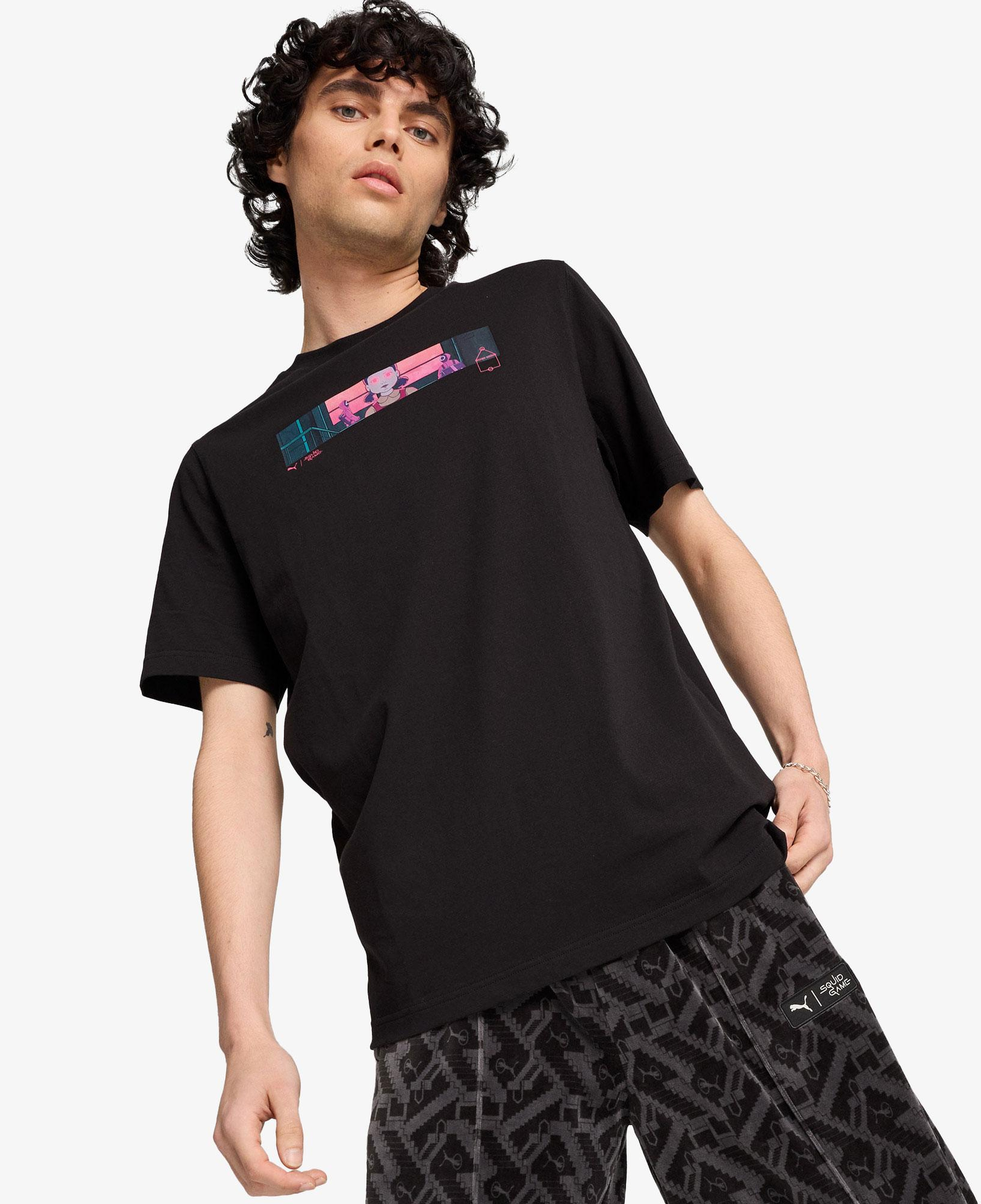 Puma X Squid Game Erkek Siyah T-Shirt