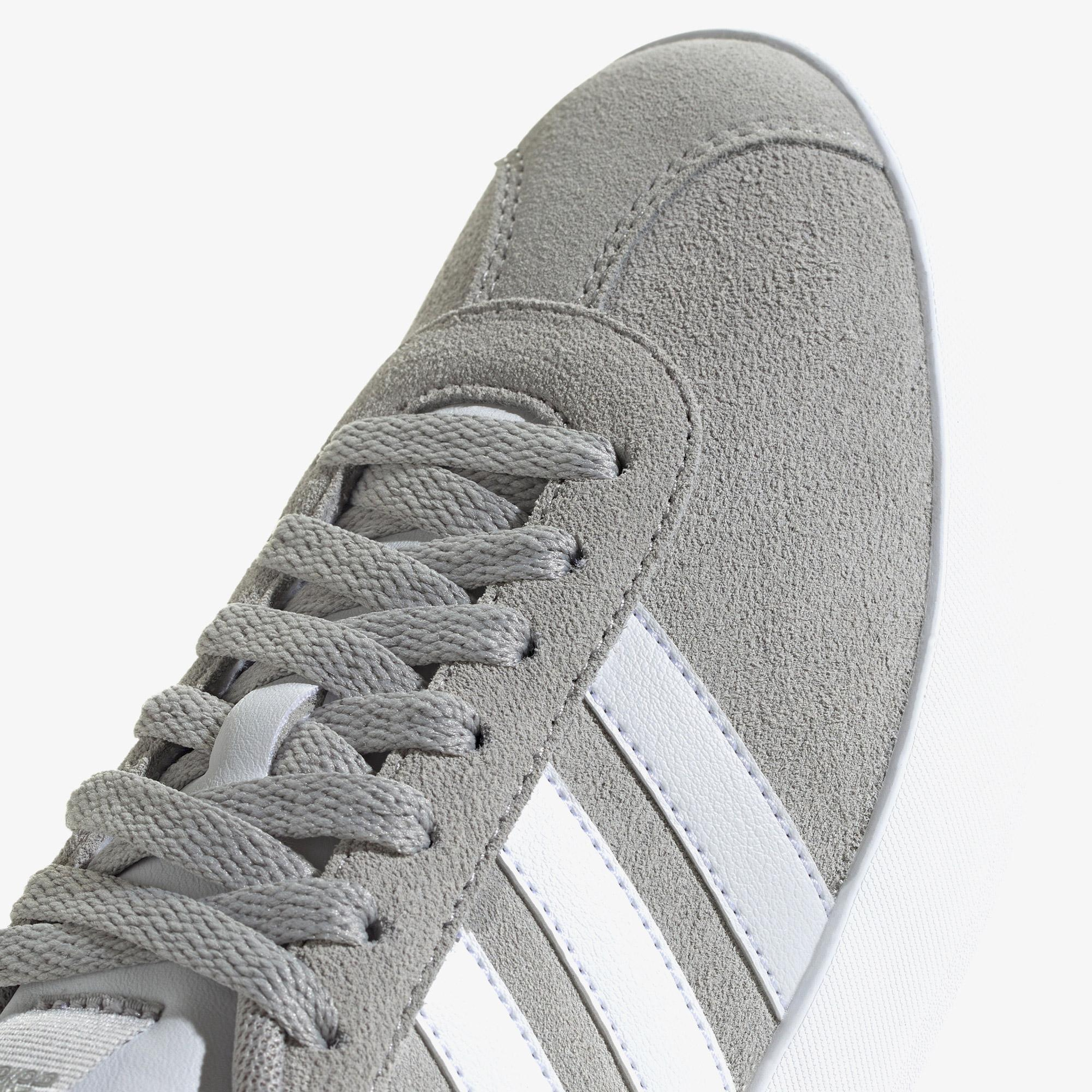 adidas VL Court 3.0 Kadın Gri Spor Ayakkabı