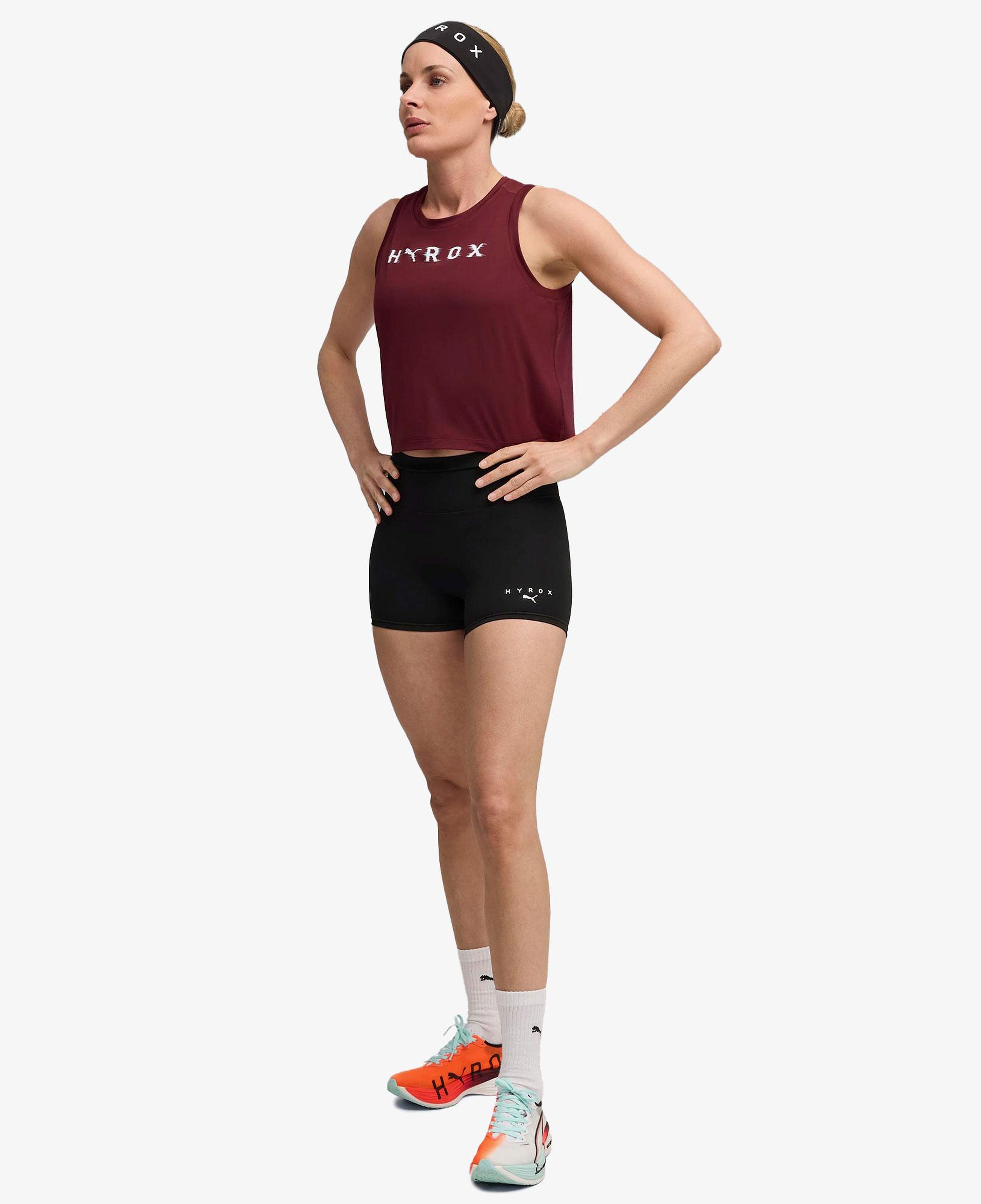 Puma x Hyrox Shapeluxe 3 Kadın Siyah Antrenman Şortu